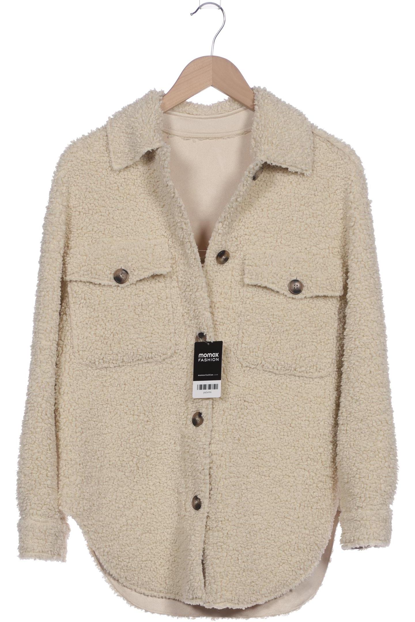 

bershka Damen Jacke, cremeweiß, Gr. 34