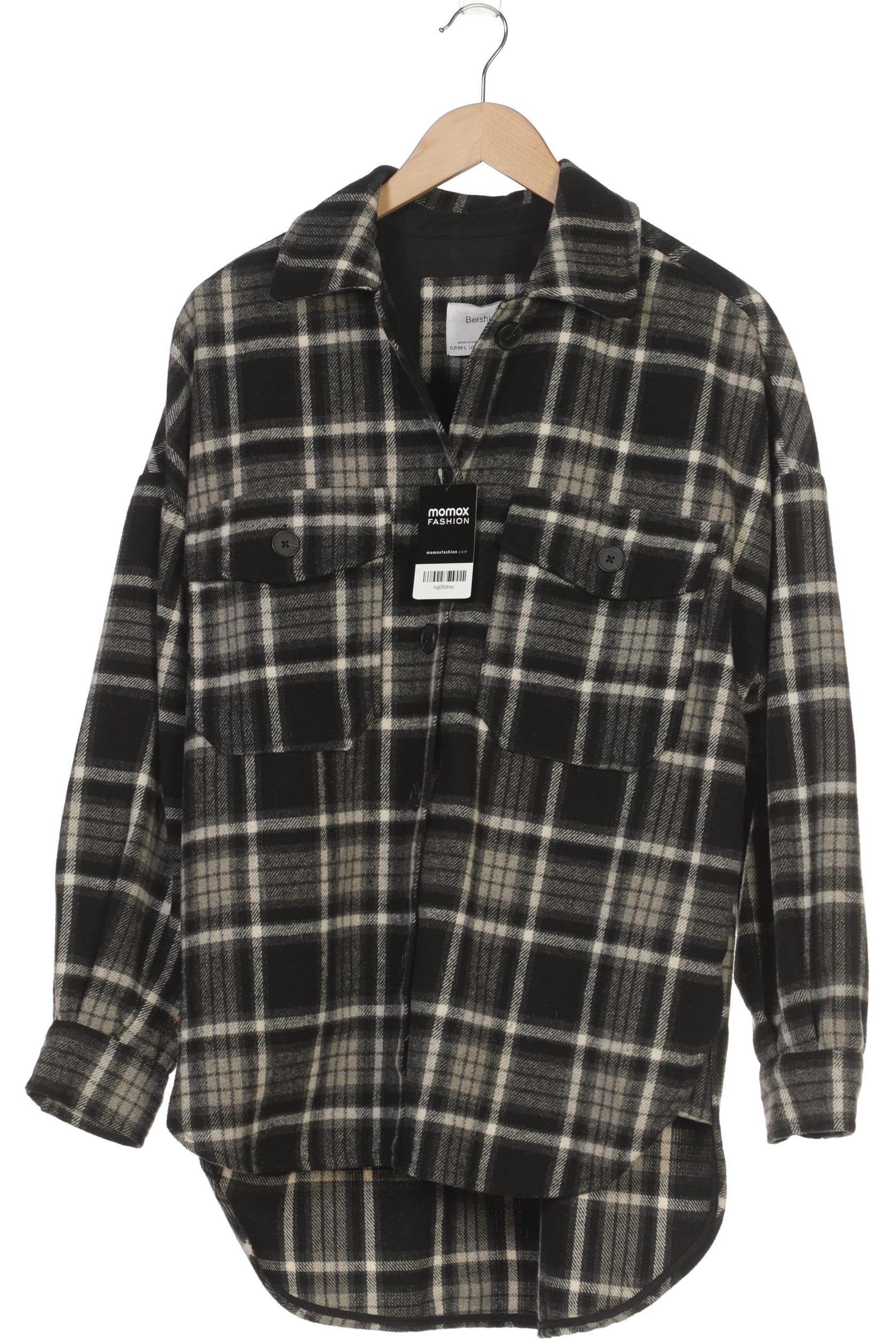 

bershka Damen Jacke, schwarz, Gr. 38