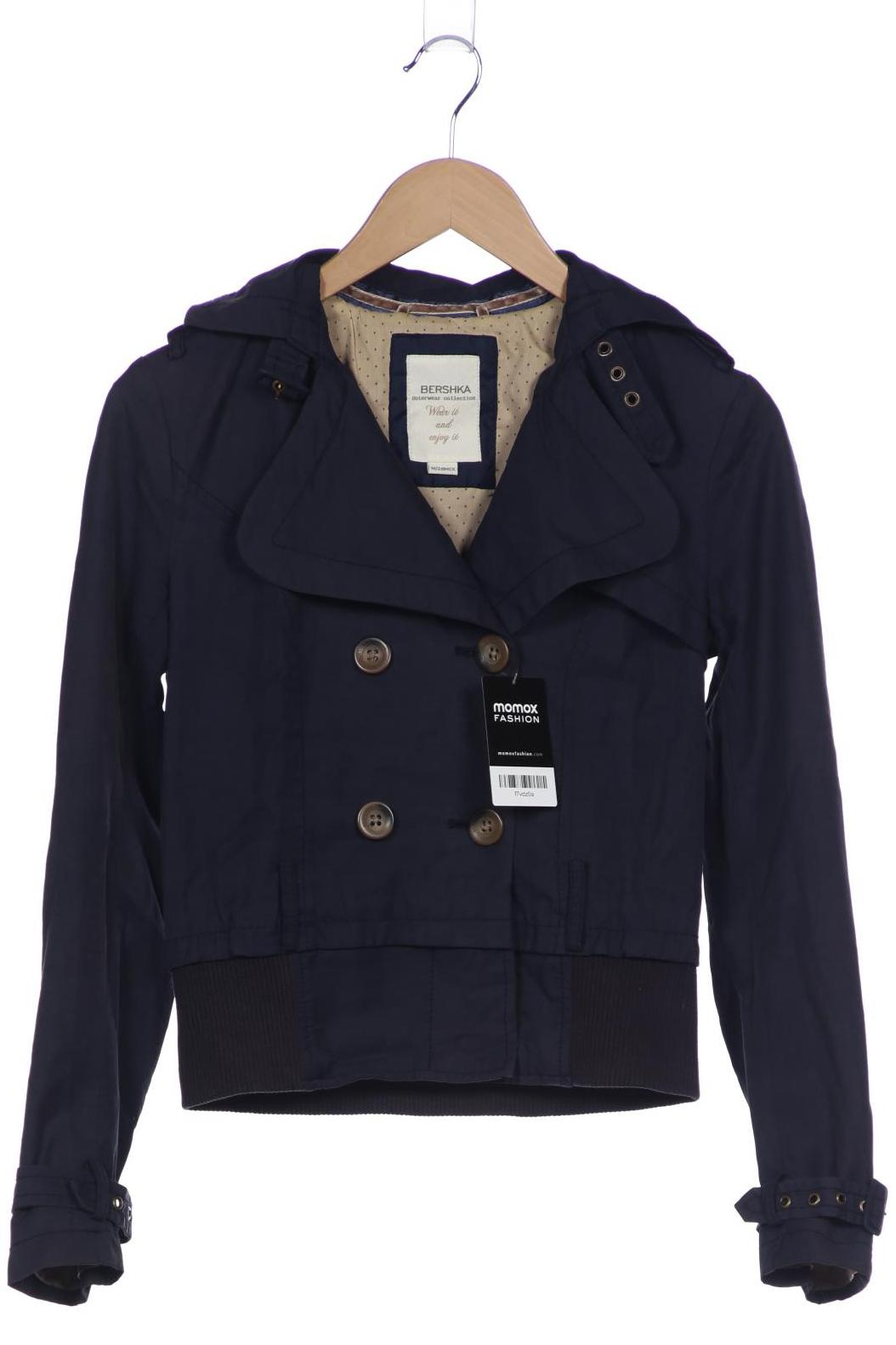 

bershka Damen Jacke, marineblau, Gr. 38