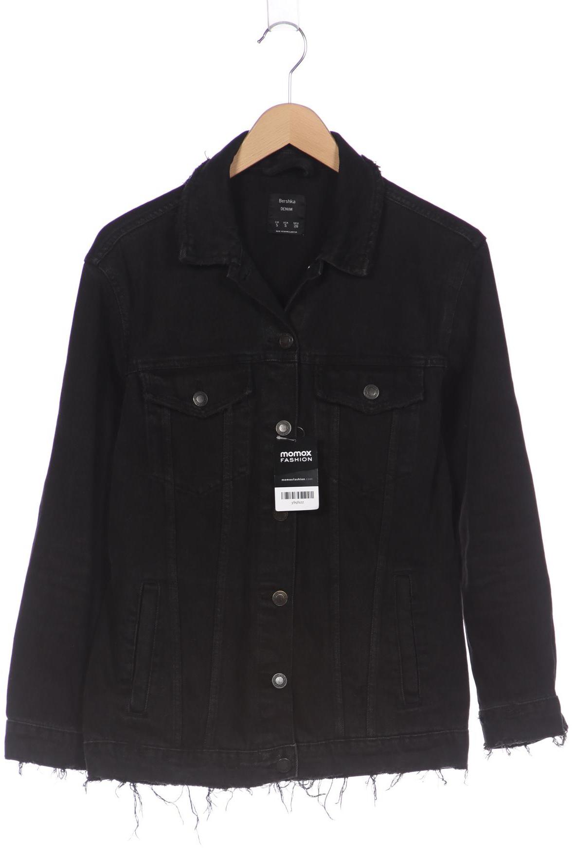 

bershka Damen Jacke, schwarz, Gr. 36