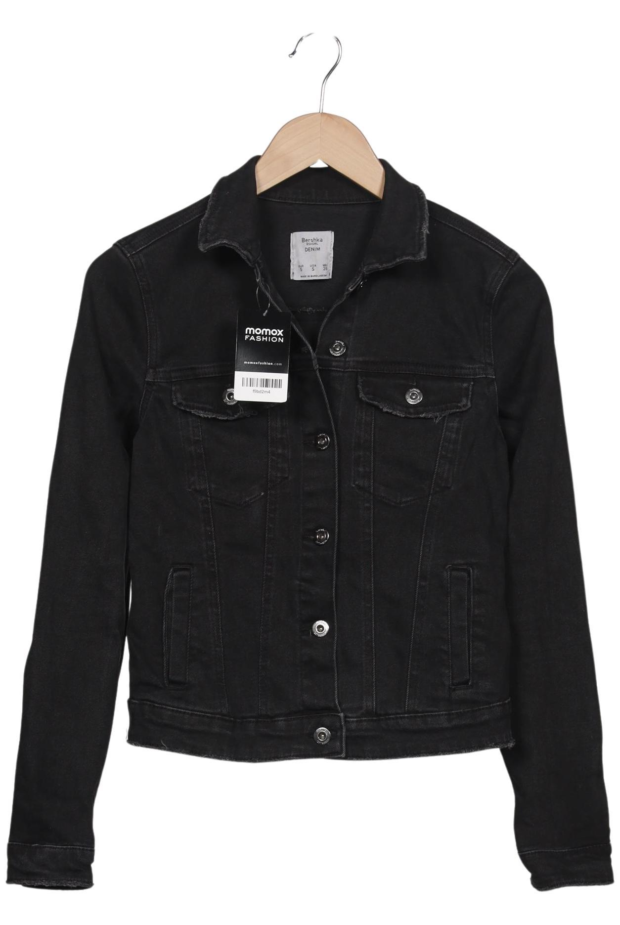 

bershka Damen Jacke, schwarz, Gr. 36