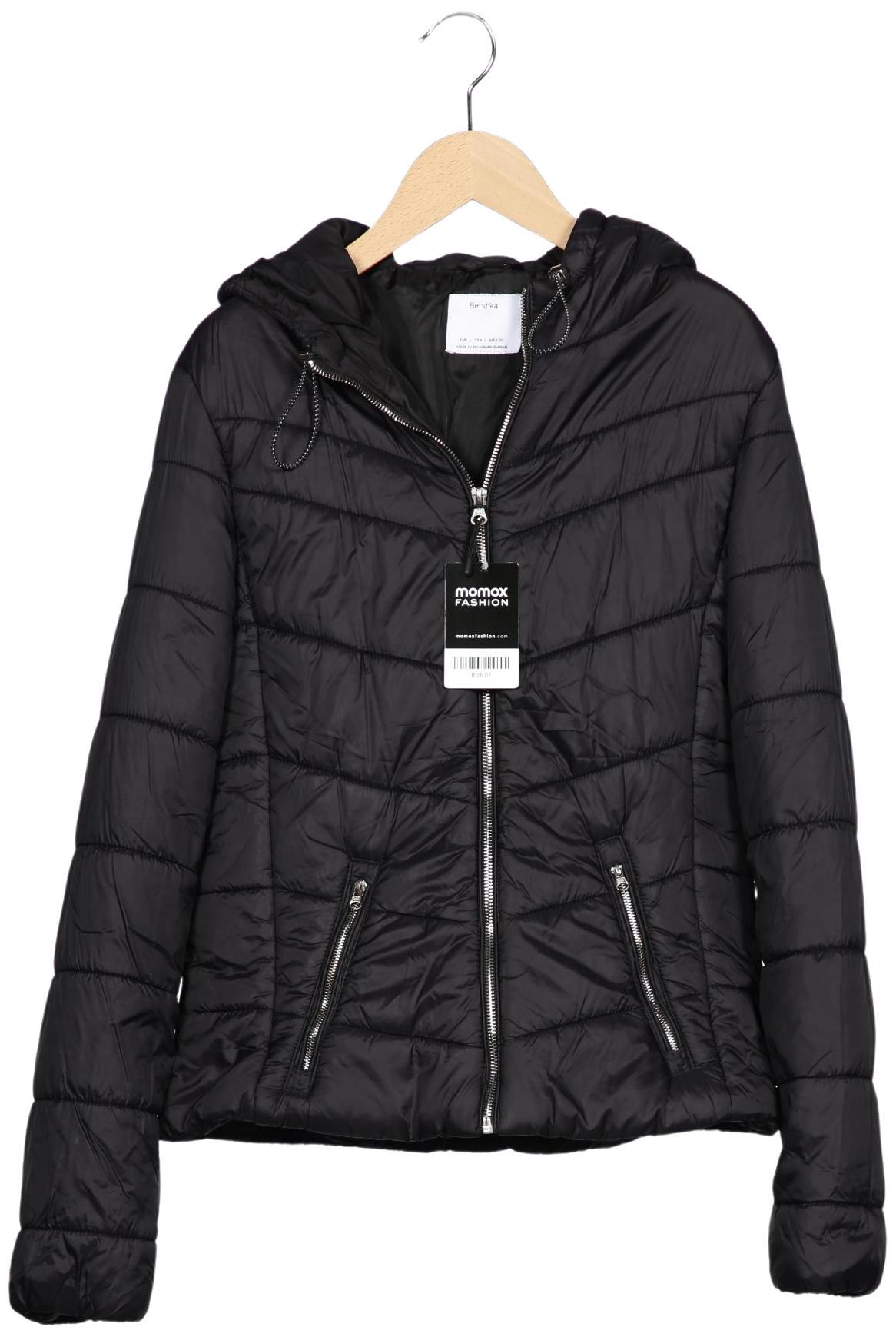 

bershka Damen Jacke, schwarz, Gr. 42