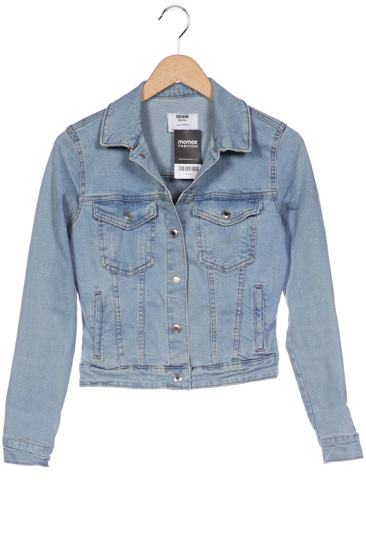 

bershka Damen Jacke, hellblau