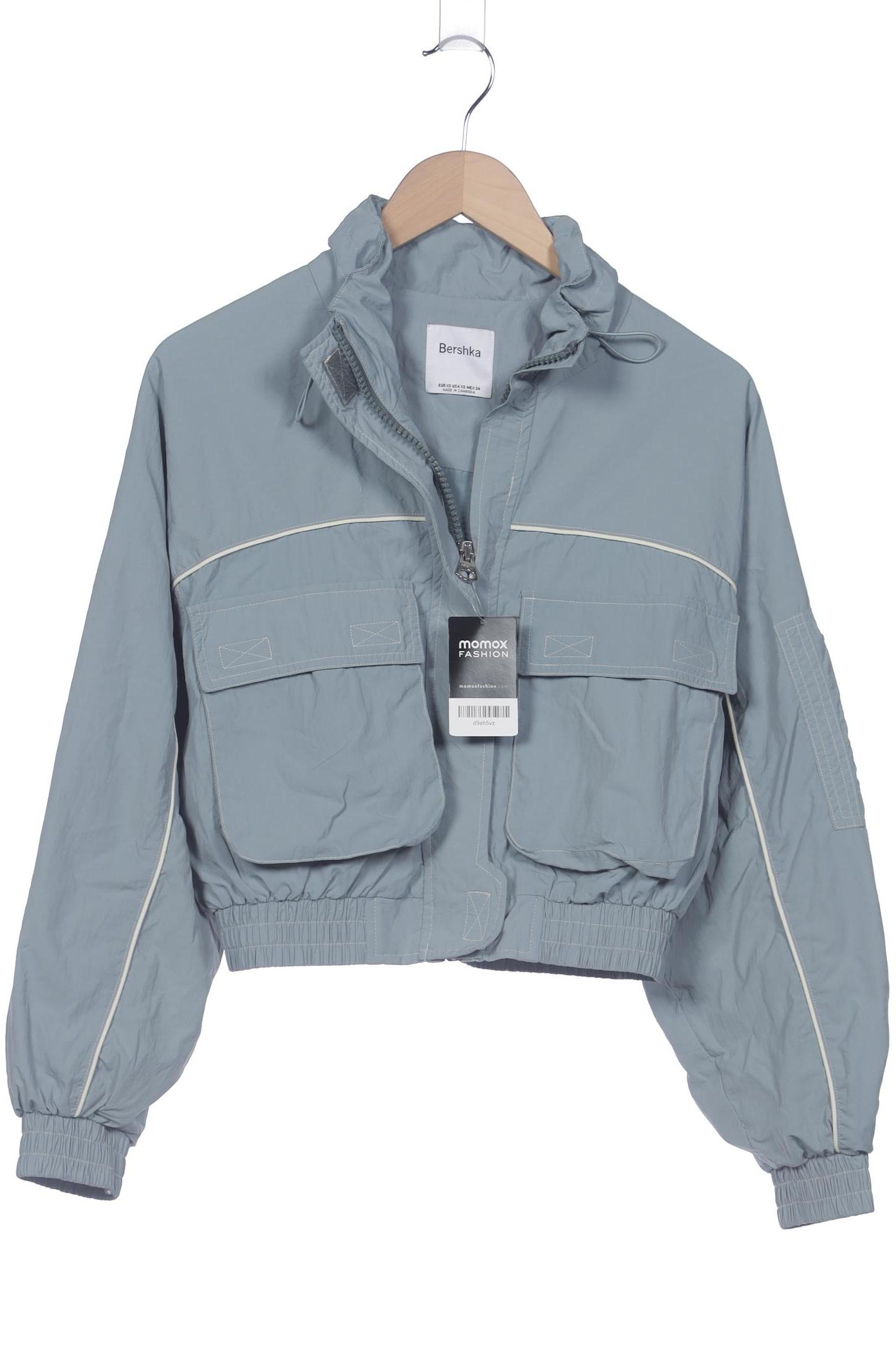 

bershka Damen Jacke, blau, Gr. 34