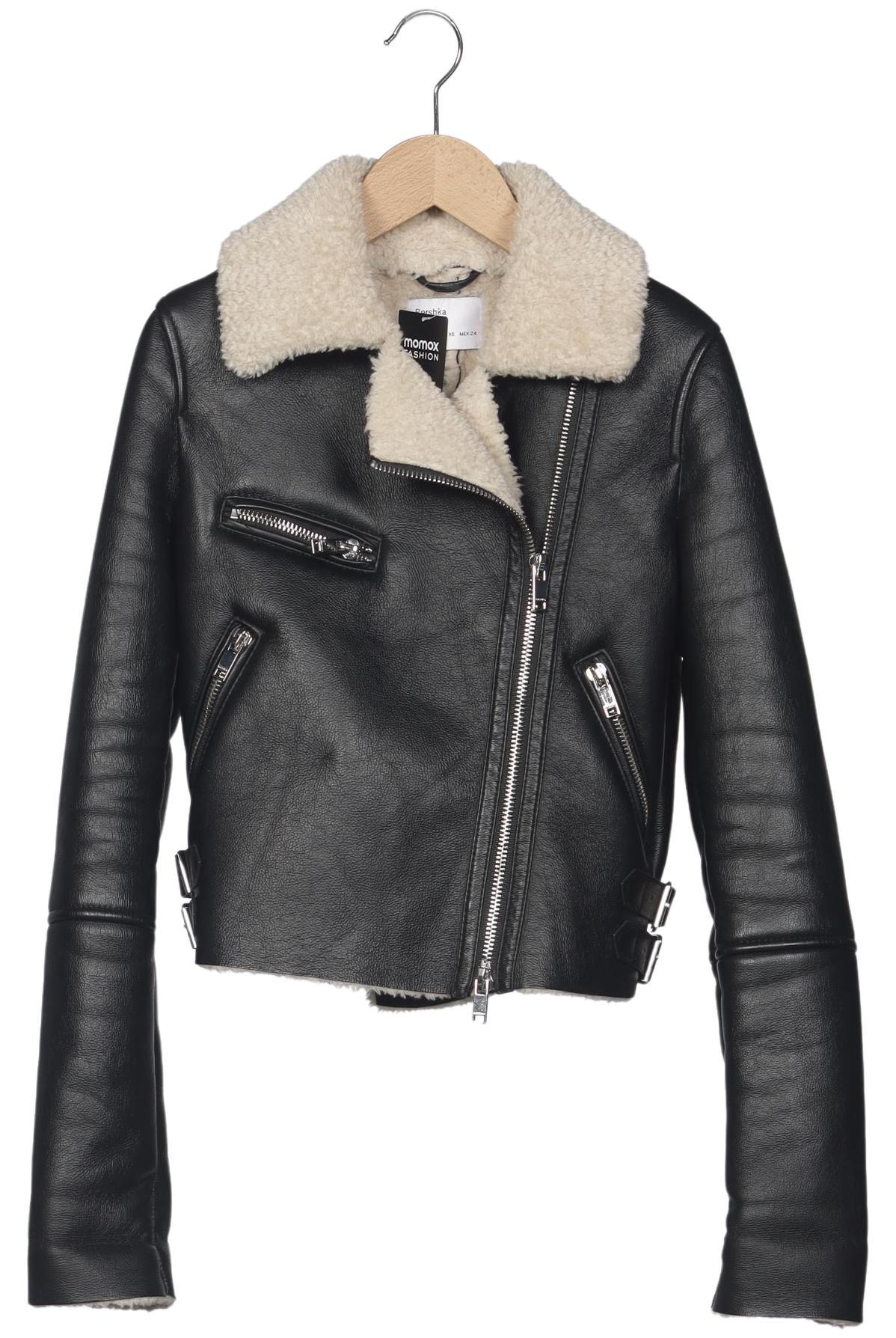 

bershka Damen Jacke, schwarz, Gr. 34