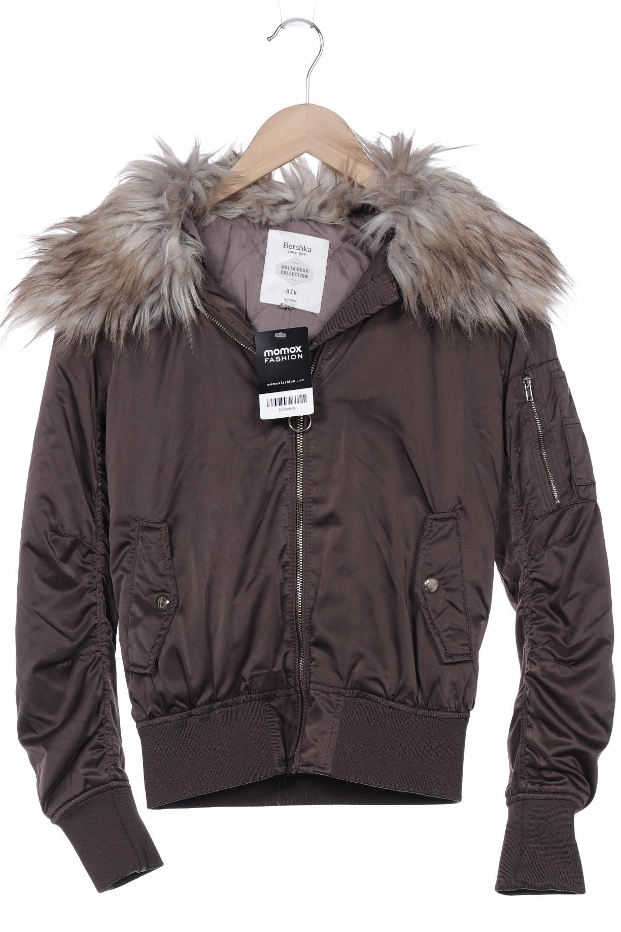 

bershka Damen Jacke, braun, Gr. 36