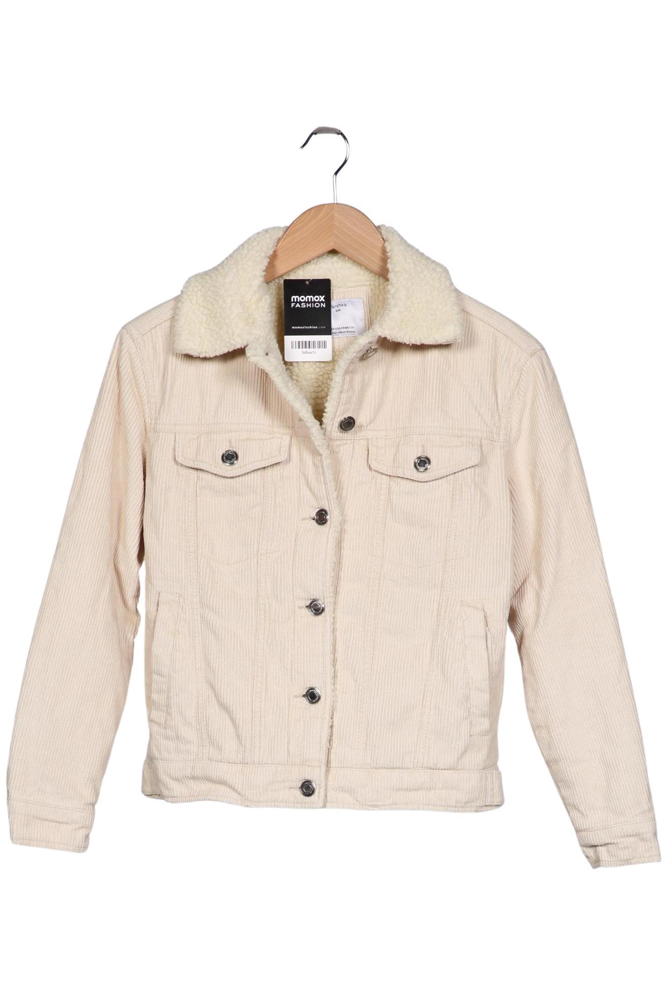 

bershka Damen Jacke, cremeweiß, Gr. 34