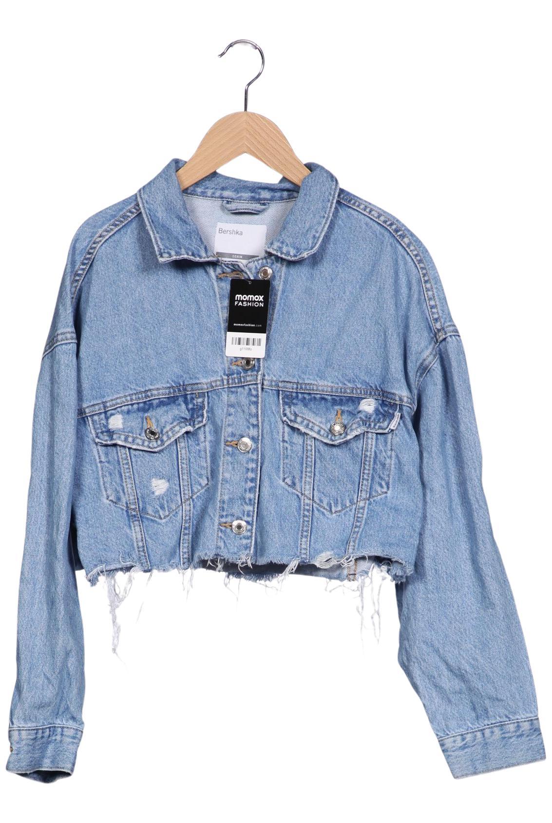 

bershka Damen Jacke, hellblau, Gr. 36