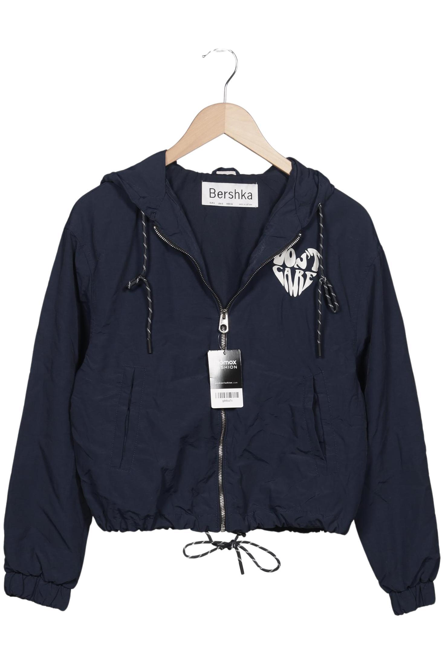 

bershka Damen Jacke, marineblau, Gr. 36