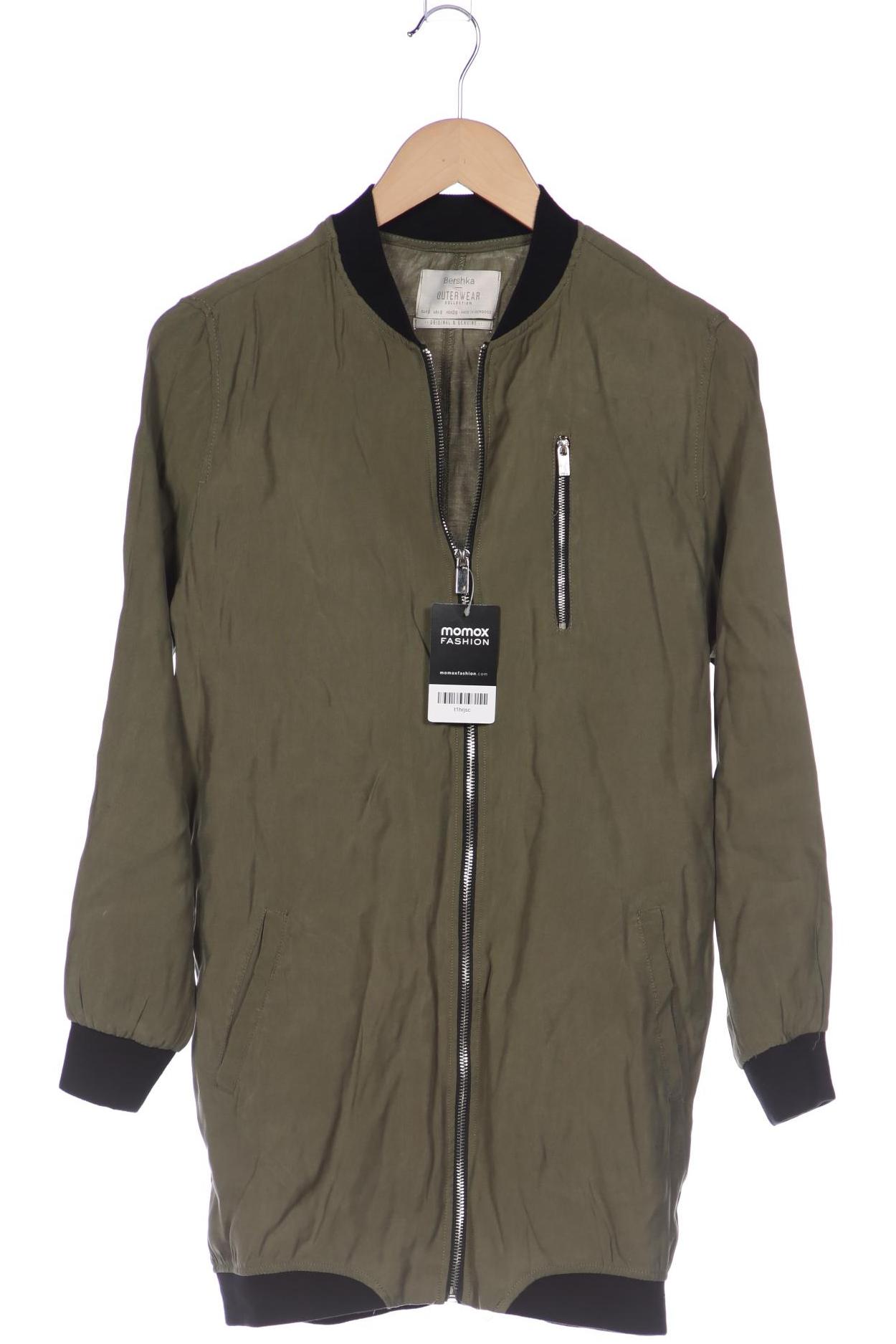 

bershka Damen Jacke, grün, Gr. 36