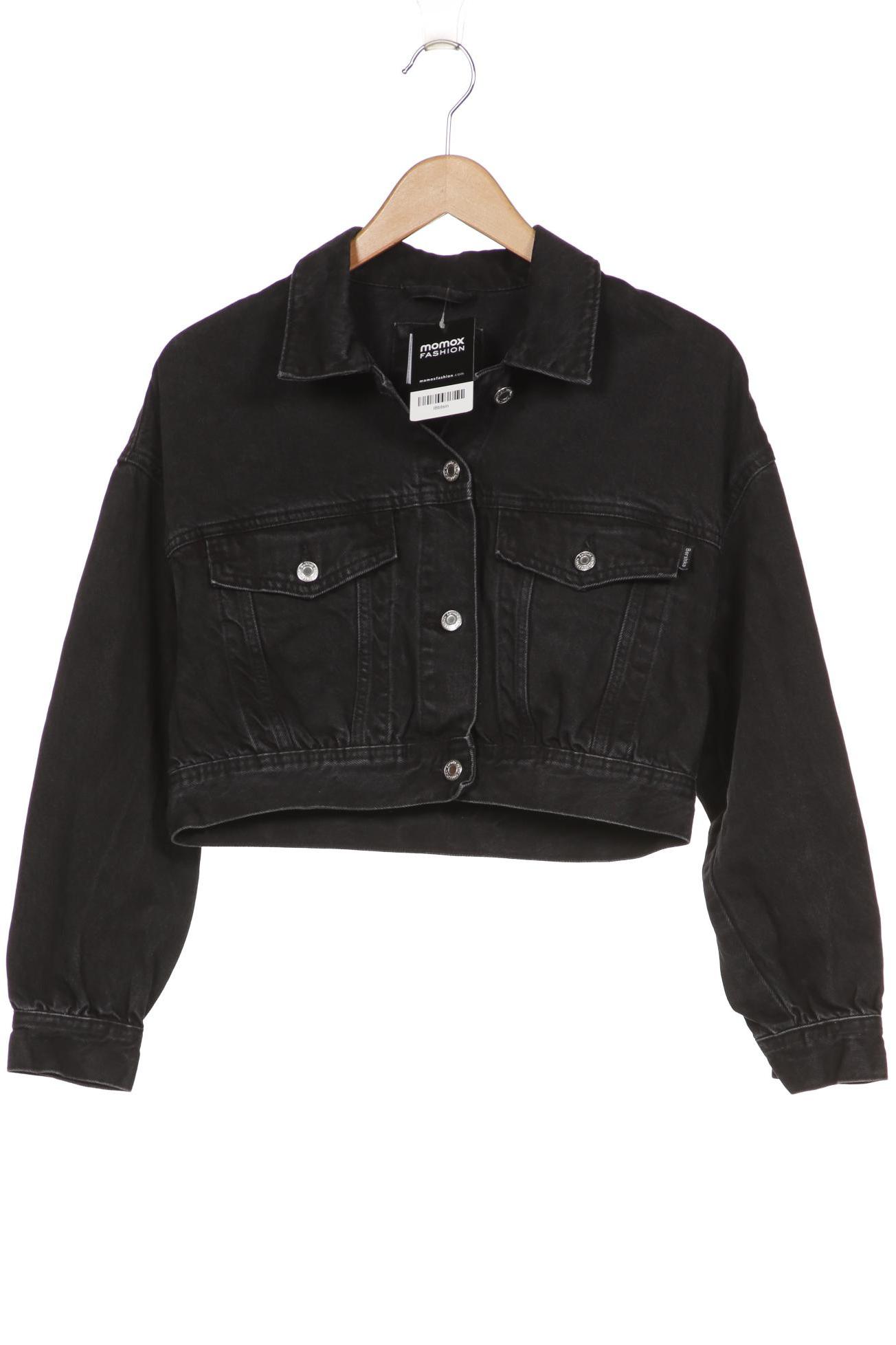 

bershka Damen Jacke, schwarz, Gr. 34