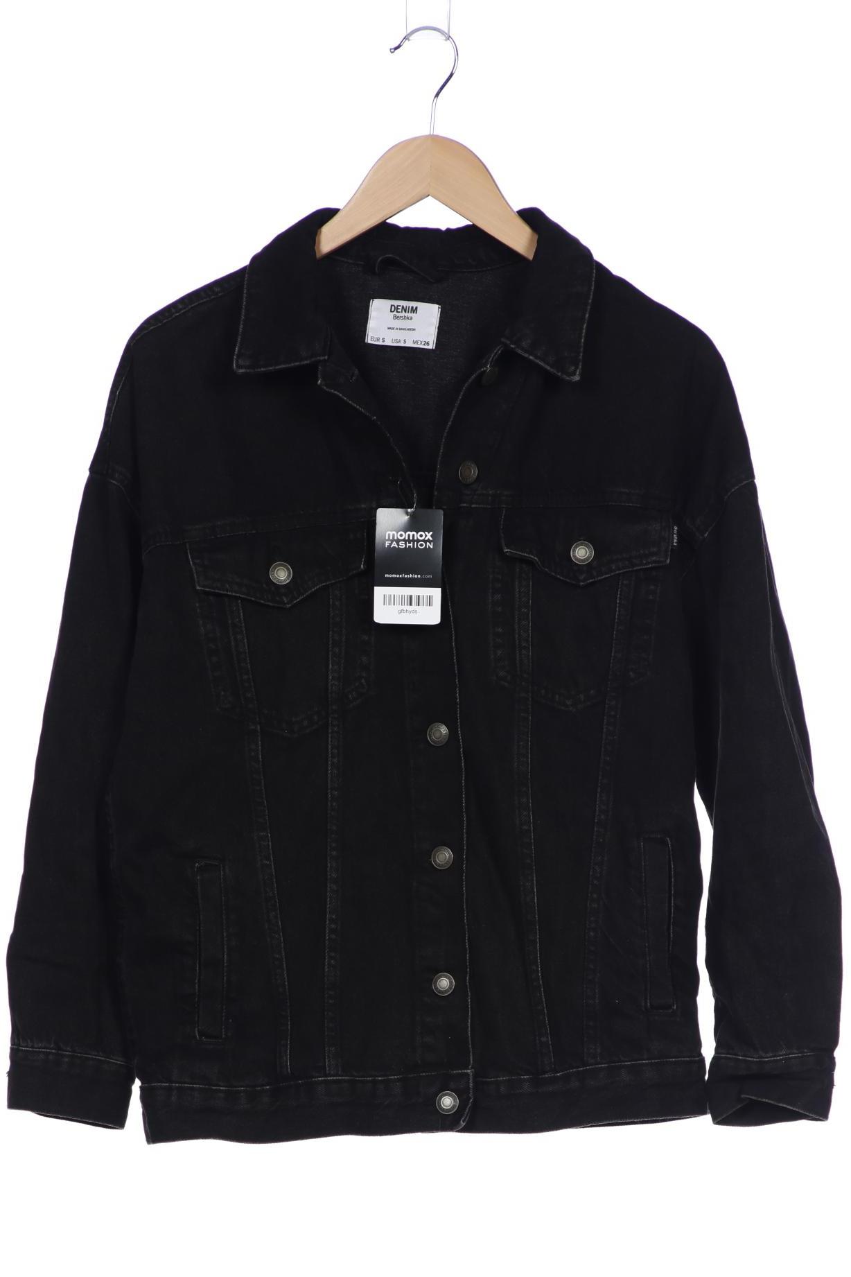 

bershka Damen Jacke, schwarz, Gr. 36