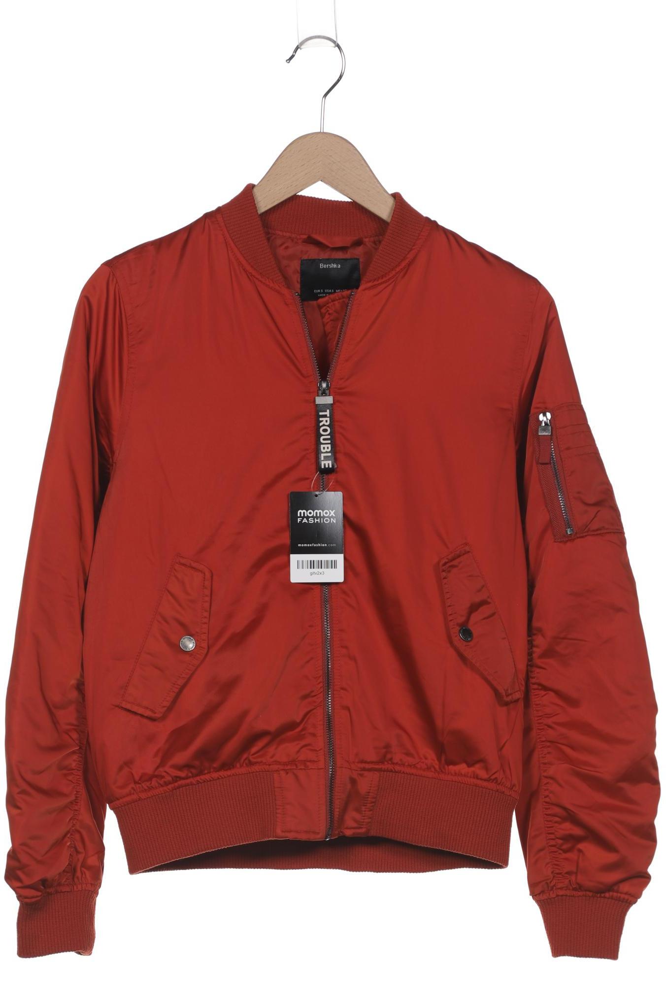 

bershka Damen Jacke, rot, Gr. 36