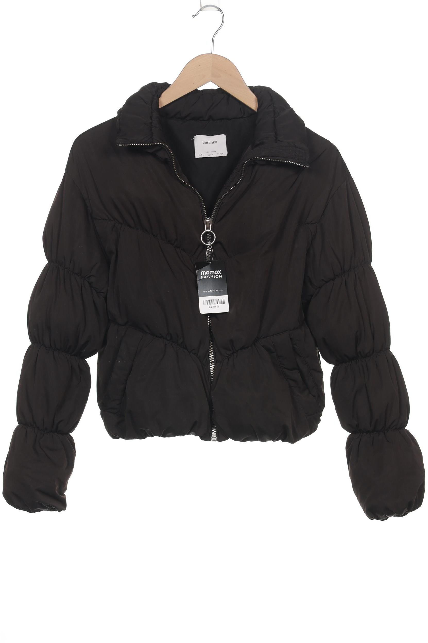 

bershka Damen Jacke, schwarz, Gr. 38