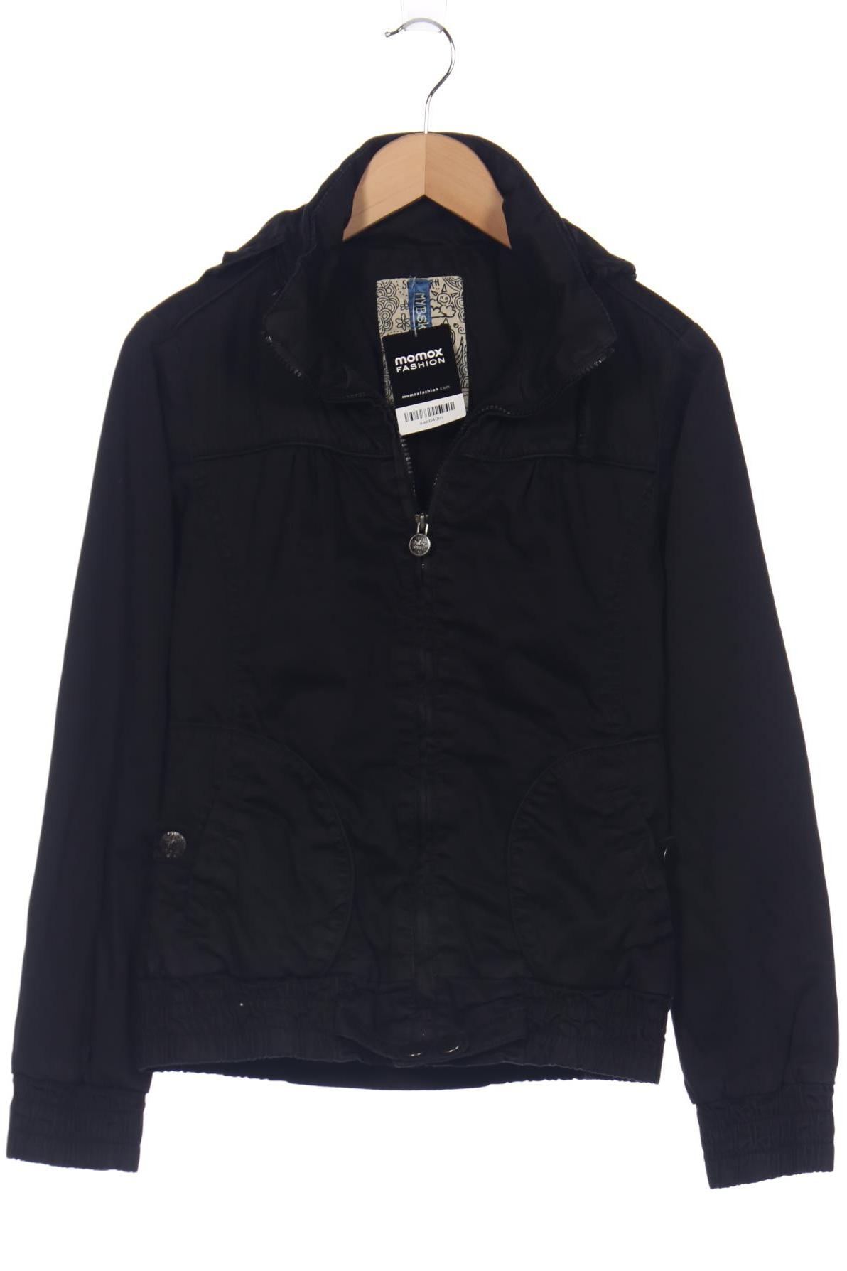 

bershka Damen Jacke, schwarz, Gr. 42