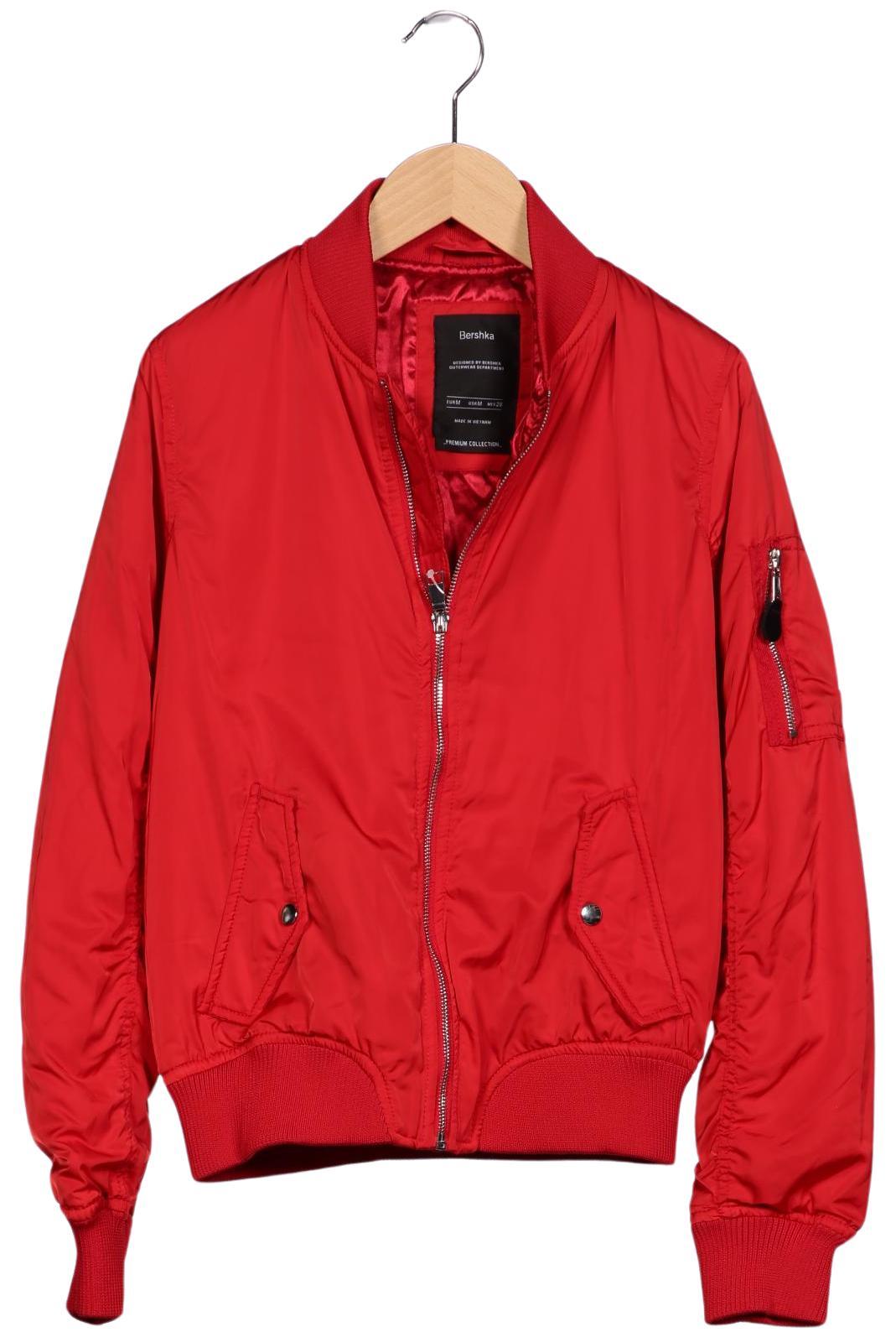 

bershka Damen Jacke, rot, Gr. 38