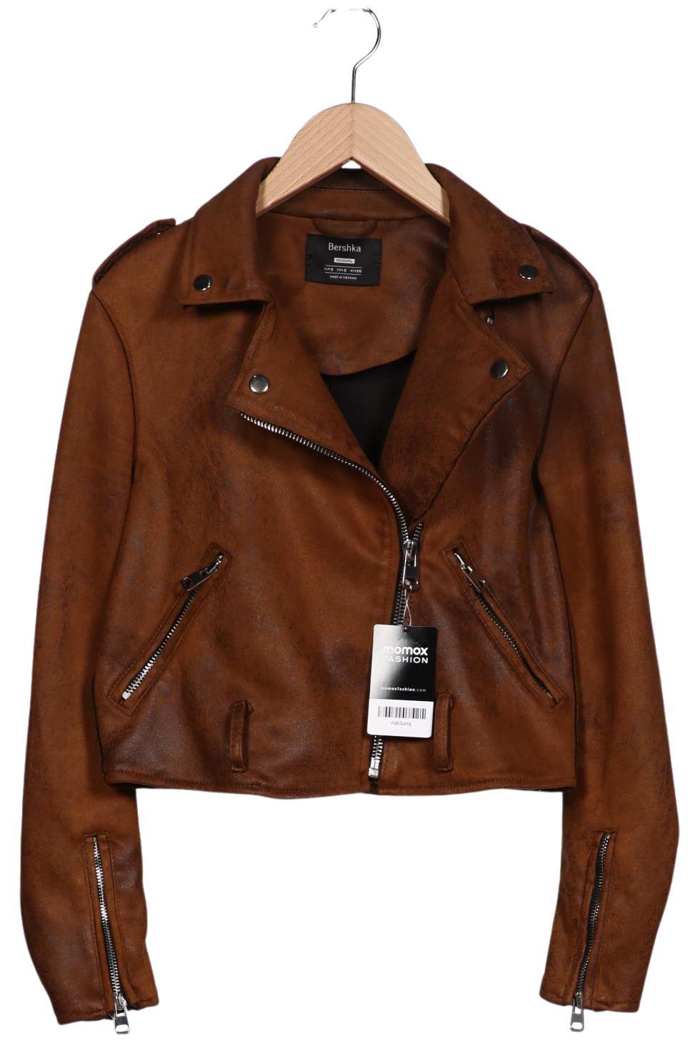 

bershka Damen Jacke, braun, Gr. 36