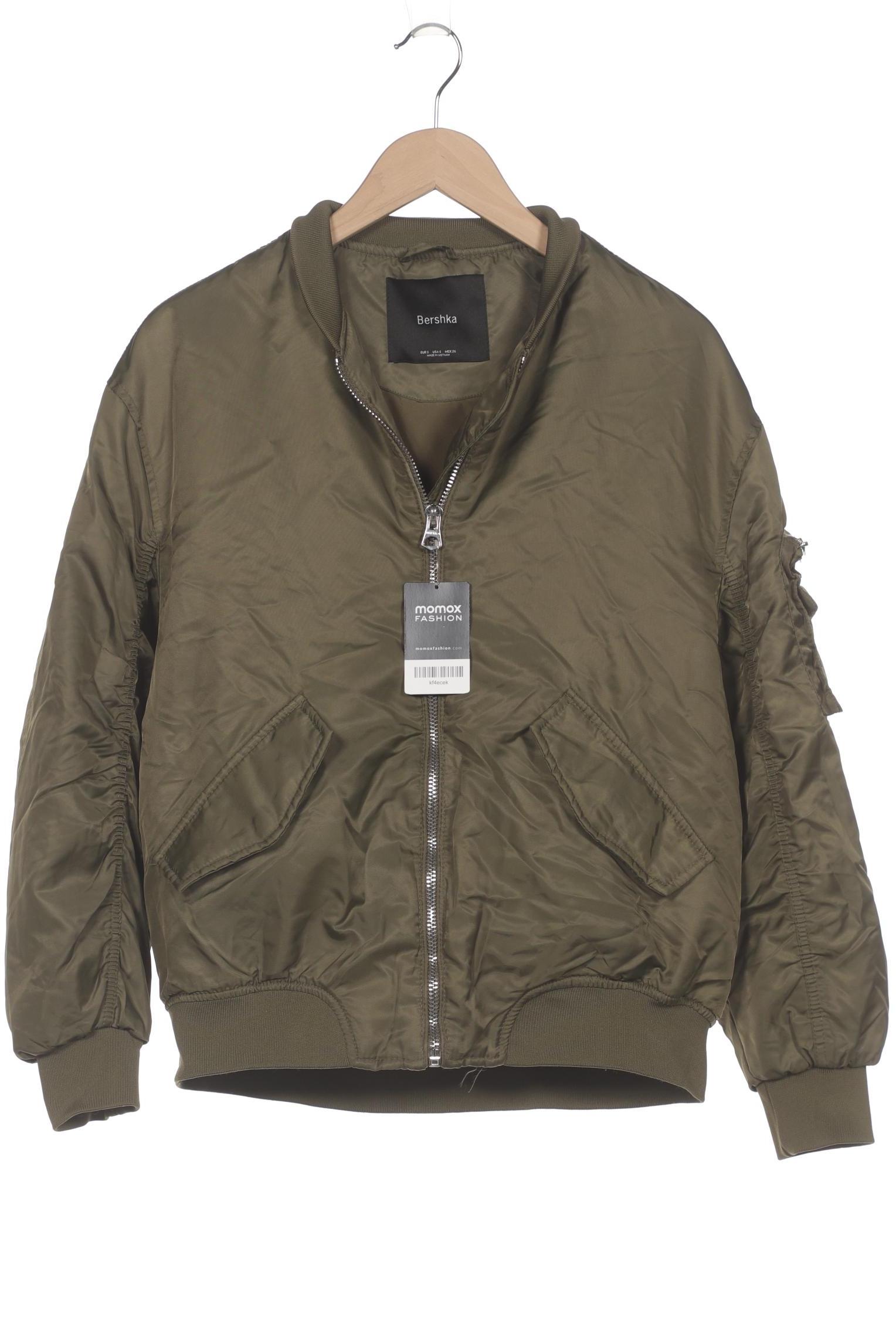

bershka Damen Jacke, grün, Gr. 36