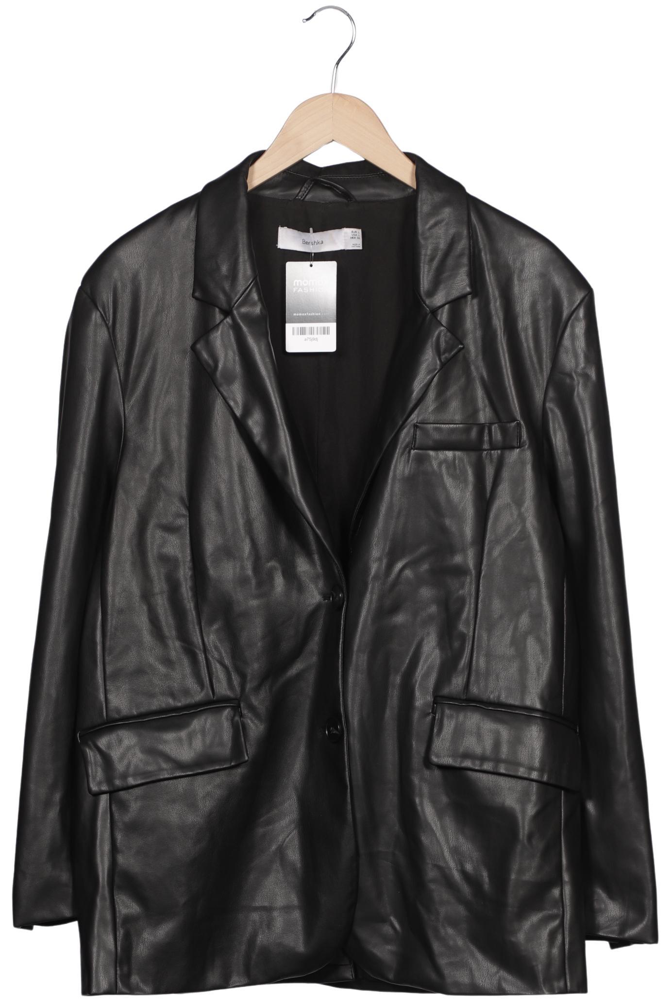 

bershka Damen Jacke, schwarz, Gr. 42