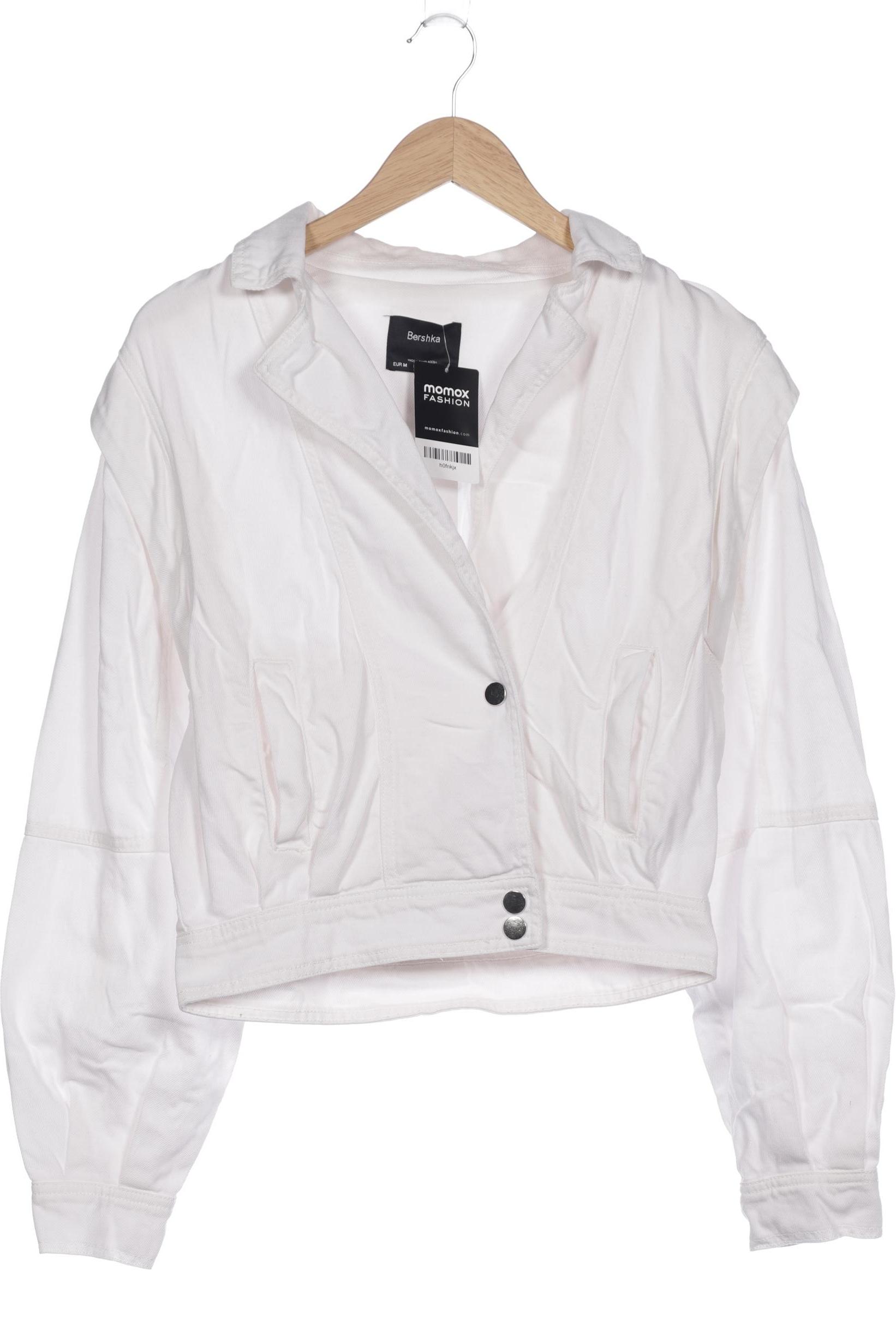 

bershka Damen Jacke, weiß, Gr. 38