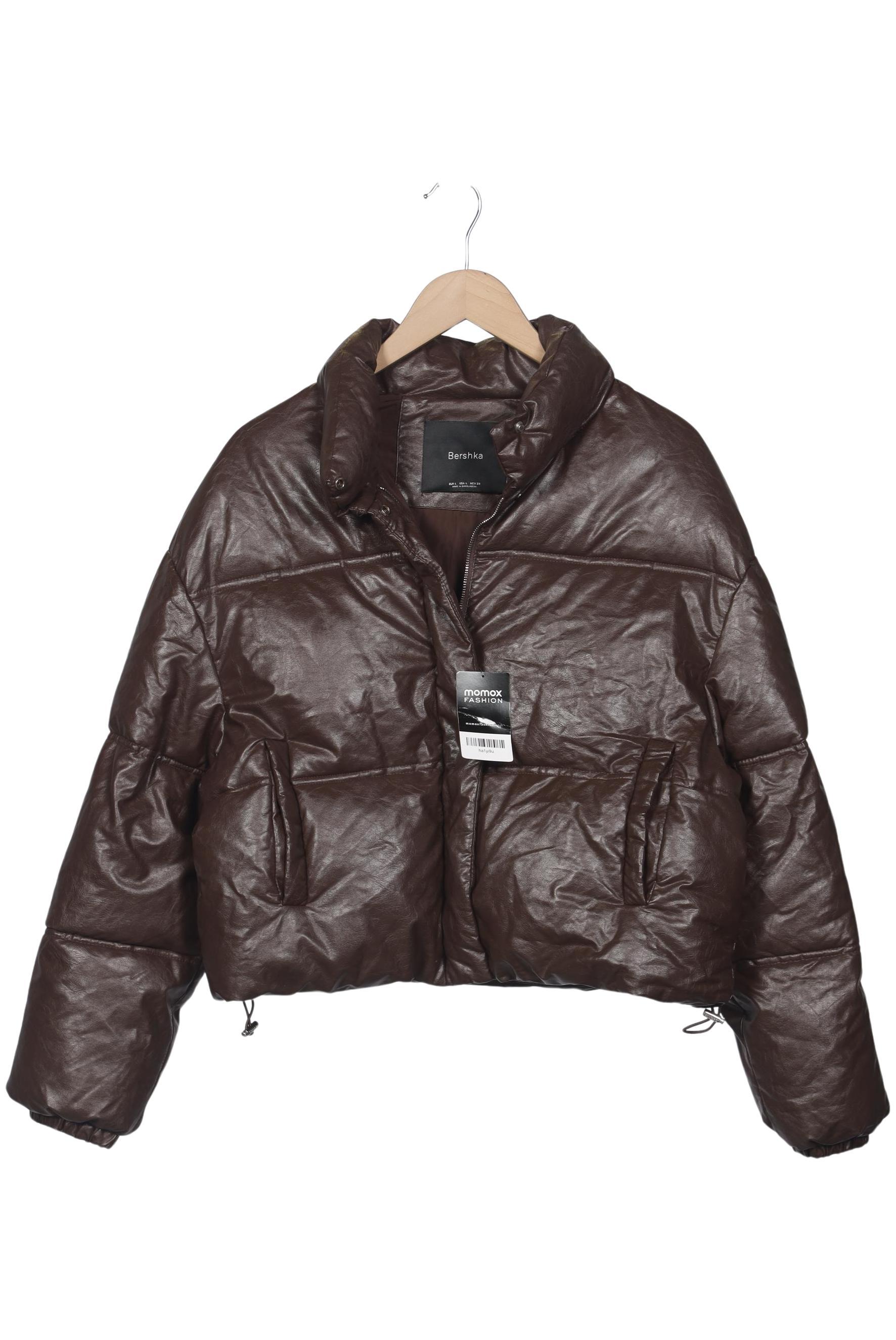

bershka Damen Jacke, braun, Gr. 42