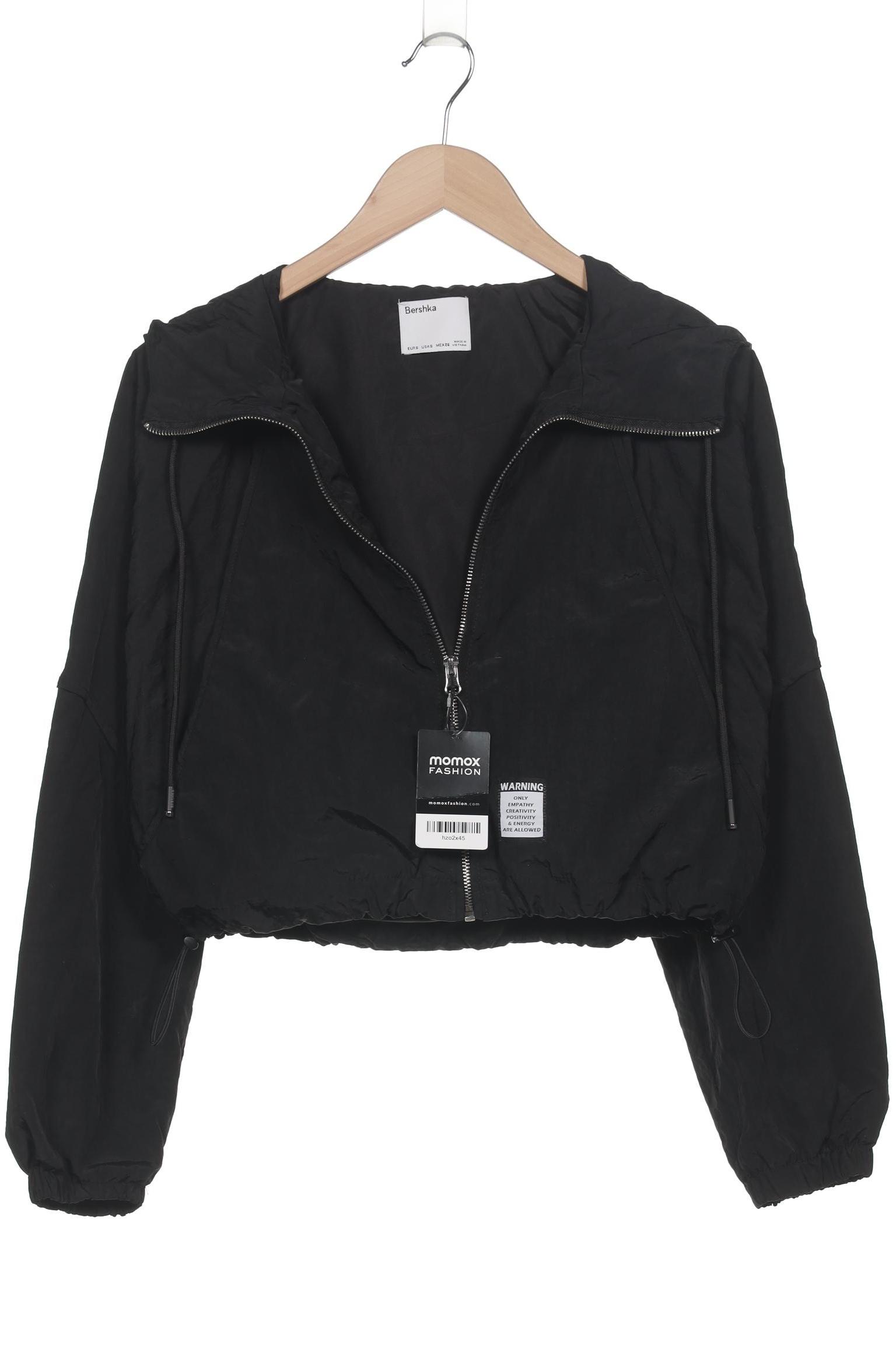 

bershka Damen Jacke, schwarz, Gr. 36
