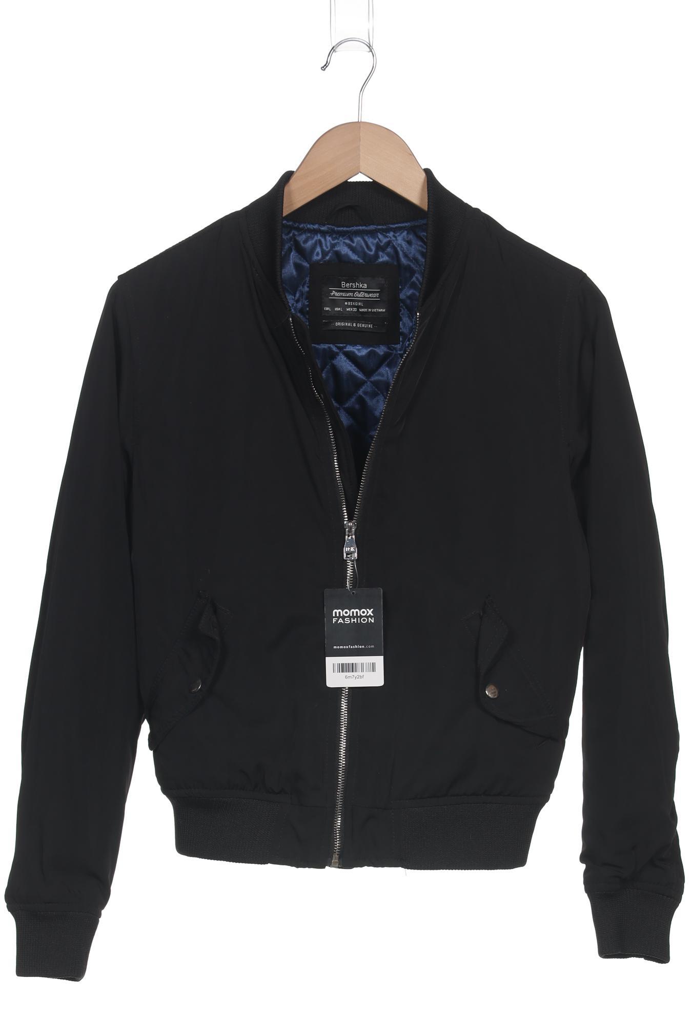 

bershka Damen Jacke, schwarz, Gr. 42