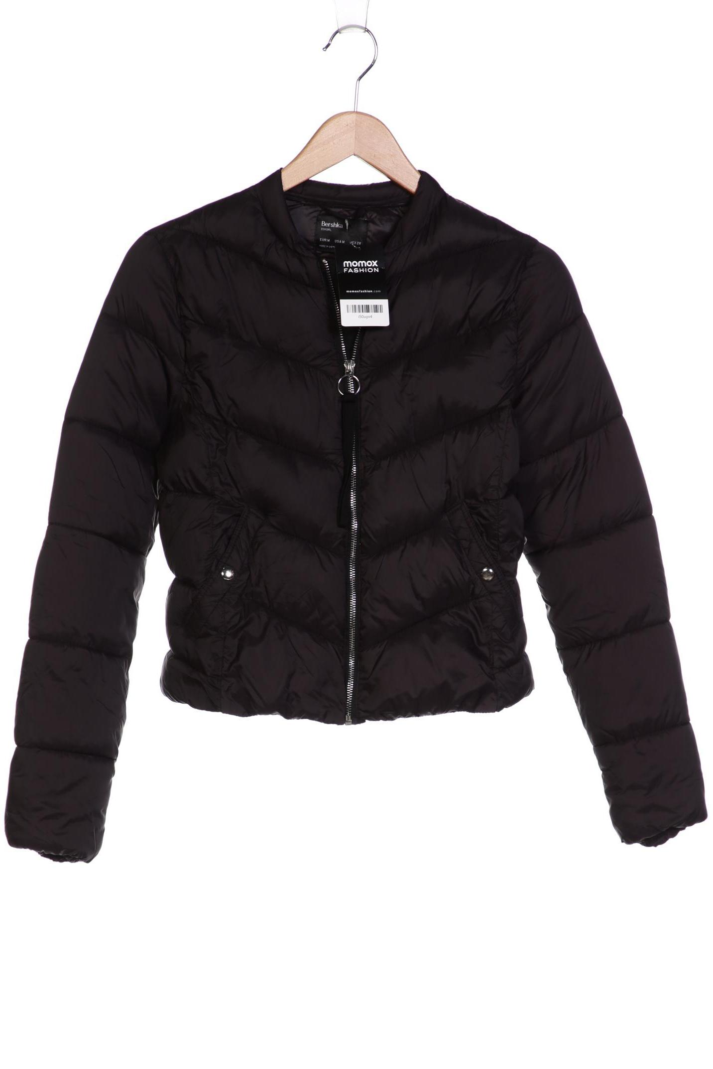 

bershka Damen Jacke, schwarz