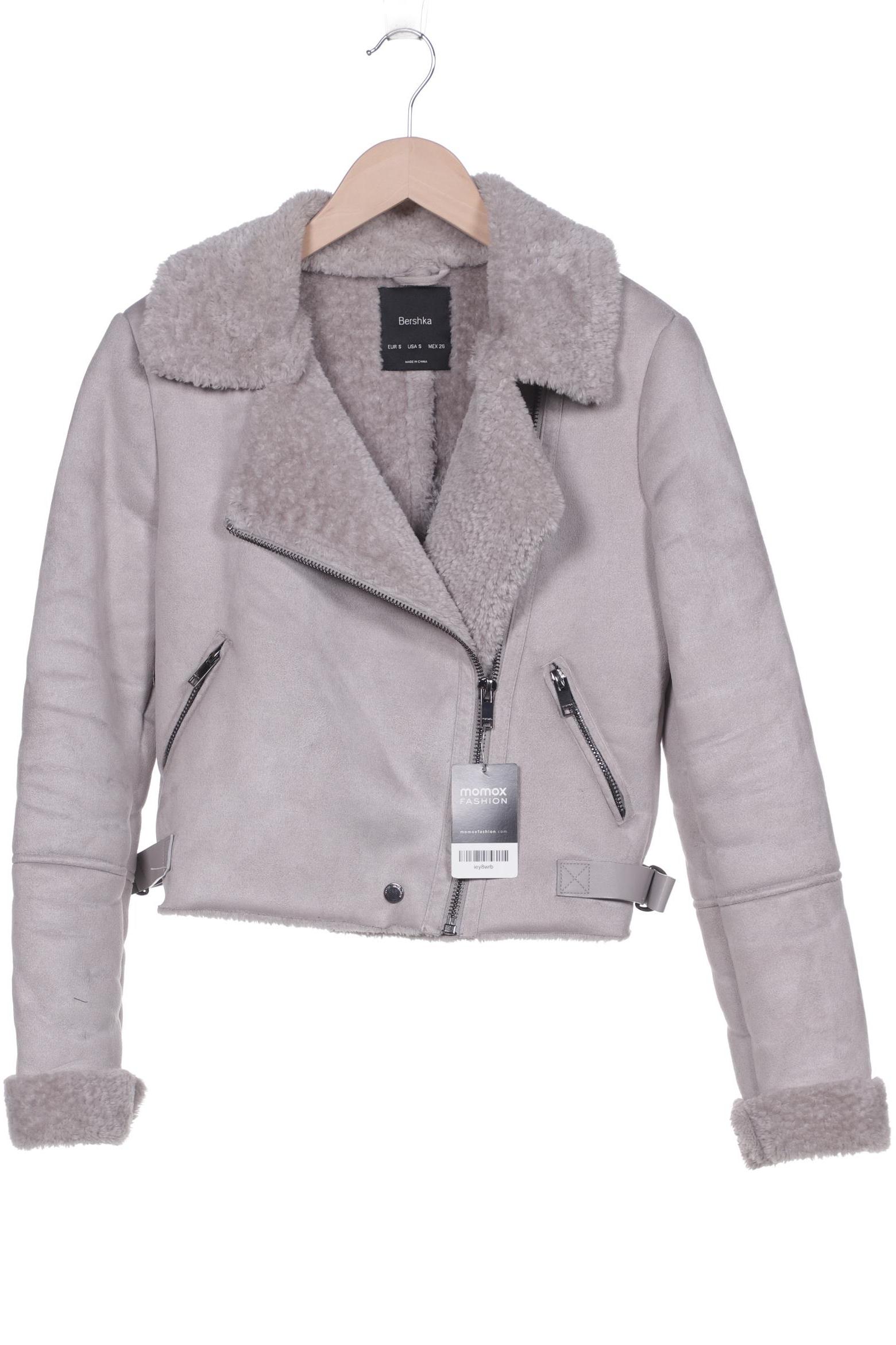 

bershka Damen Jacke, grau