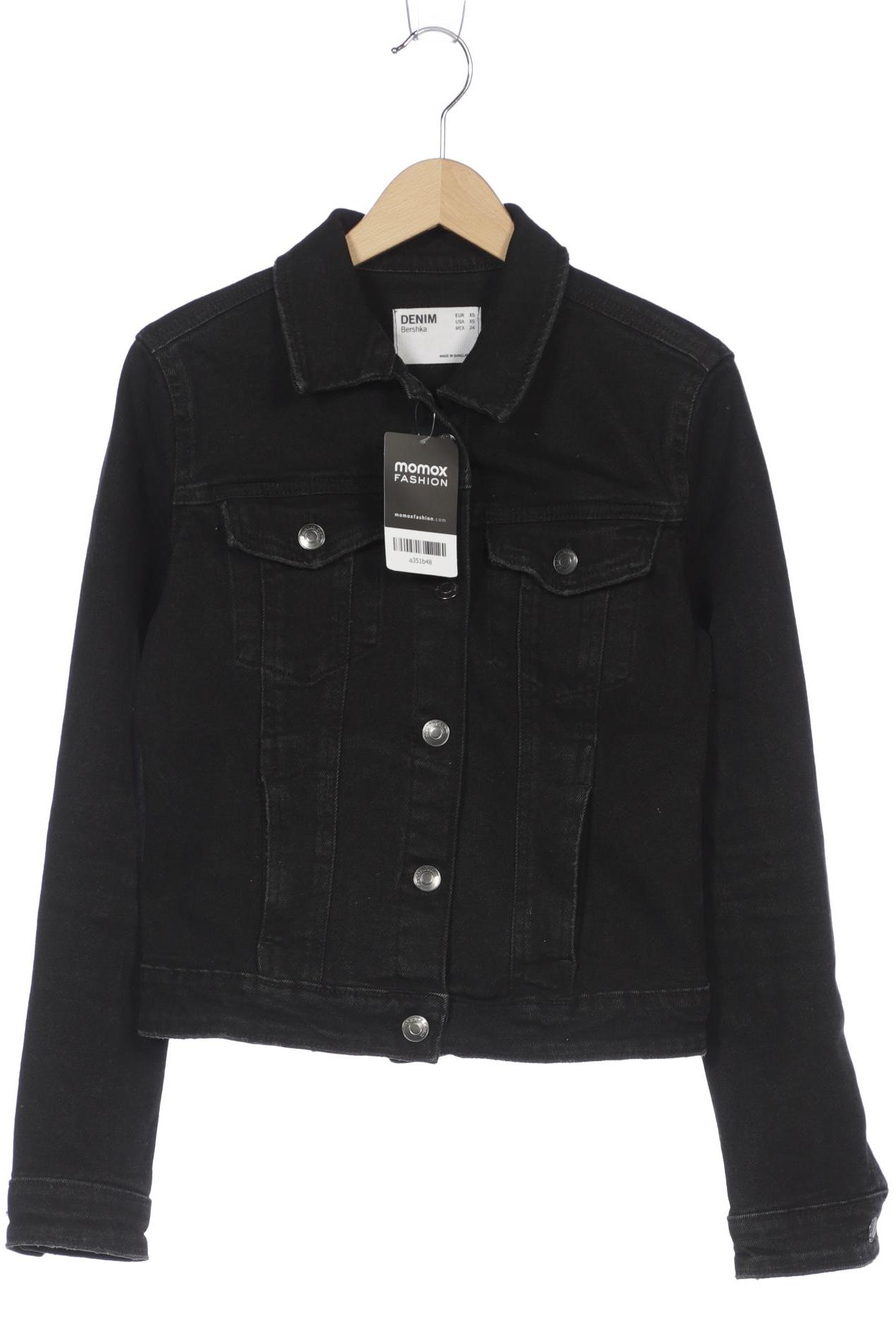 

bershka Damen Jacke, schwarz, Gr. 34