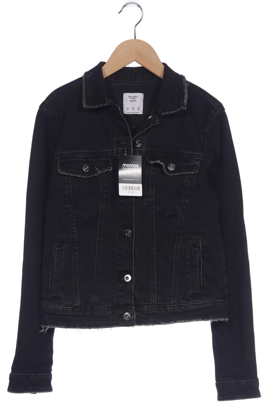 

bershka Damen Jacke, schwarz, Gr. 36