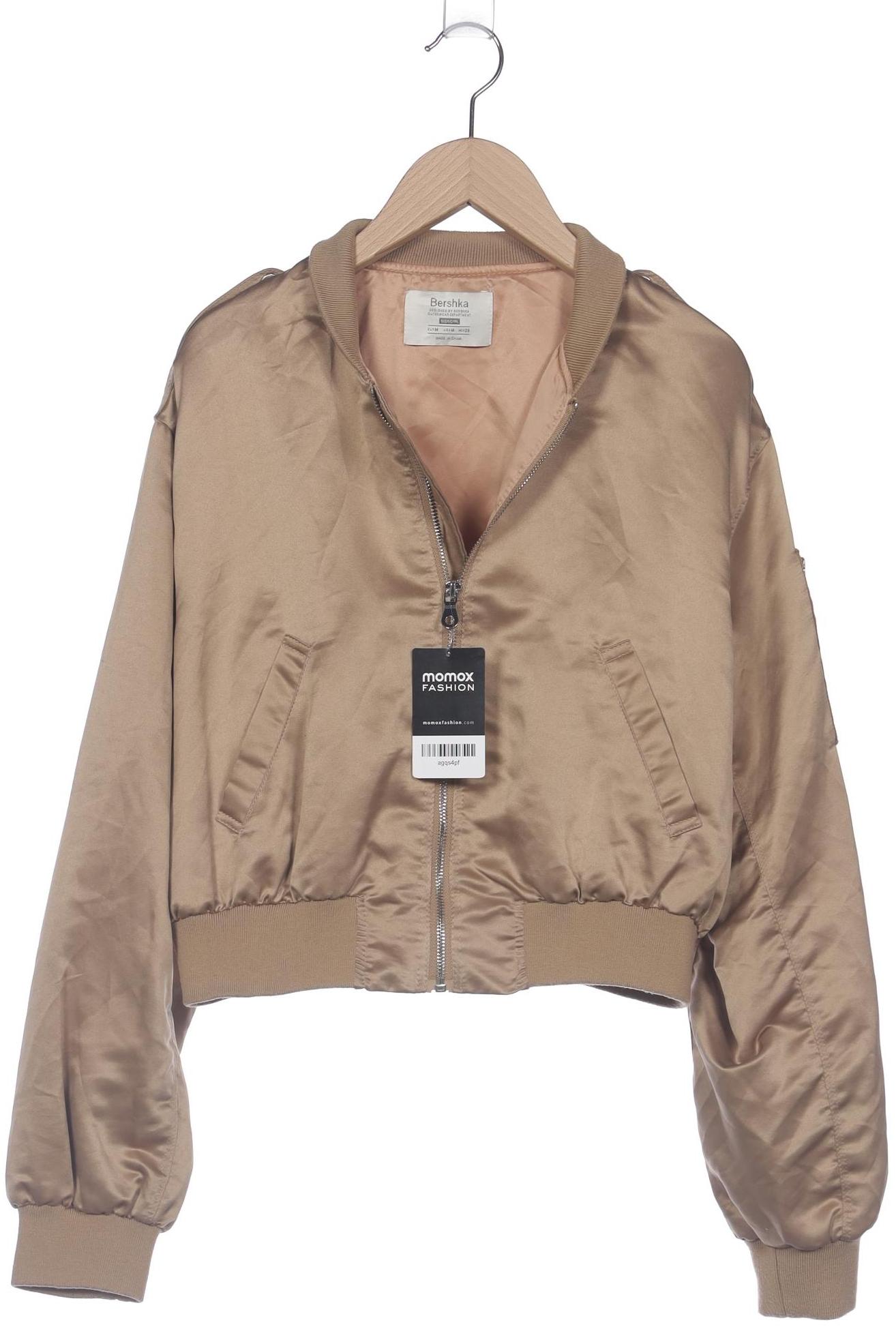 

bershka Damen Jacke, beige, Gr. 38