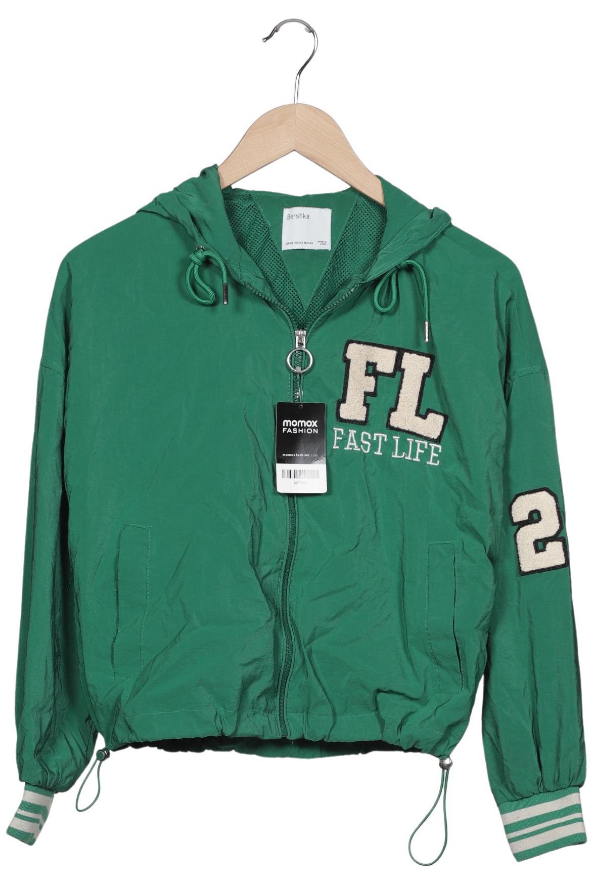 

bershka Damen Jacke, grün, Gr. 34