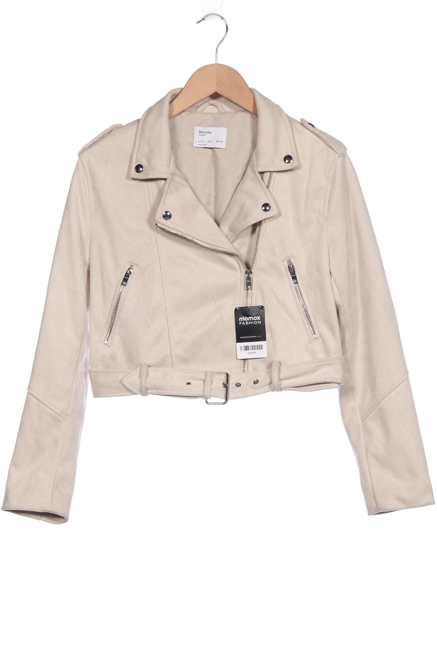 

bershka Damen Jacke, cremeweiß, Gr. 42