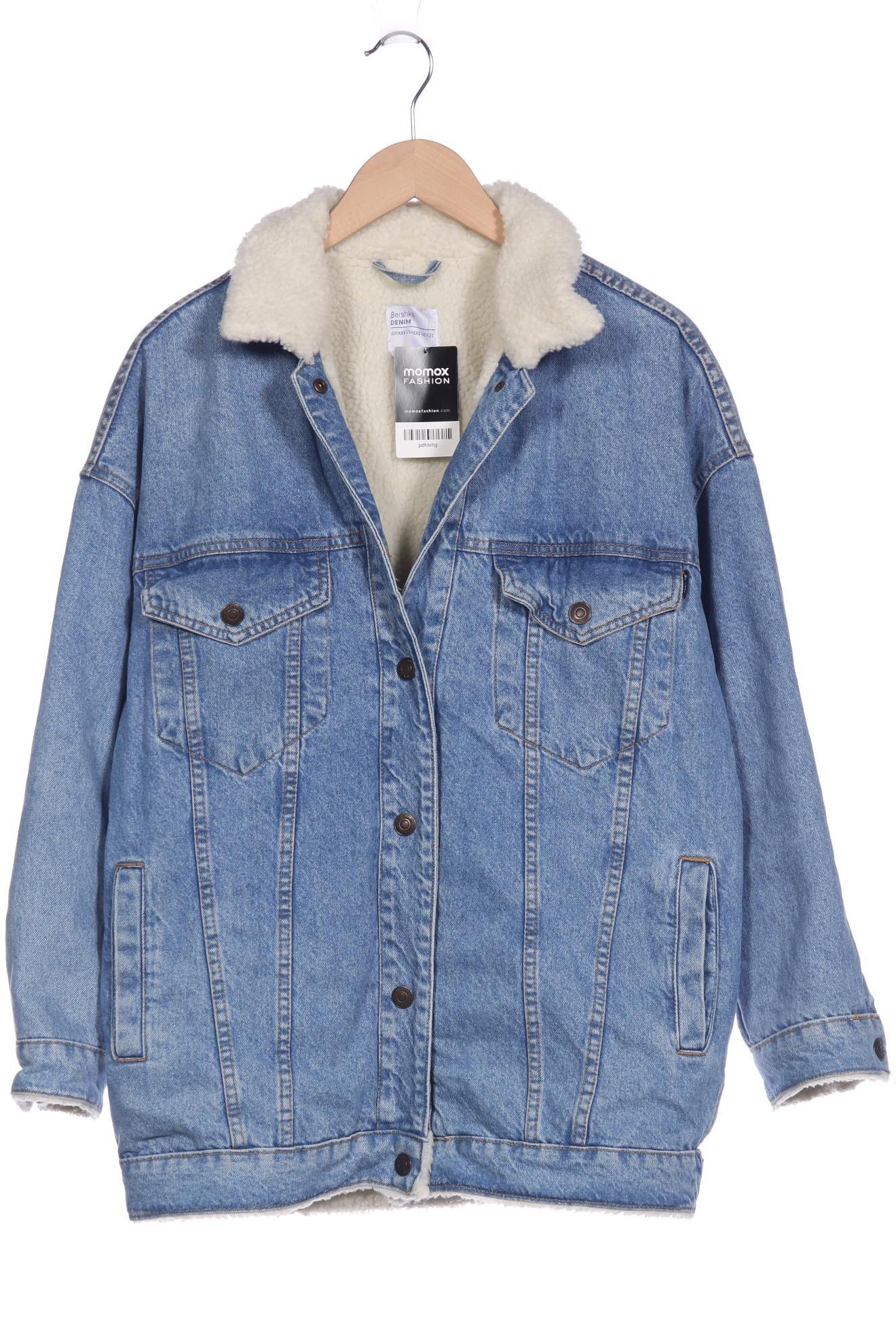 

bershka Damen Jacke, hellblau, Gr. 32