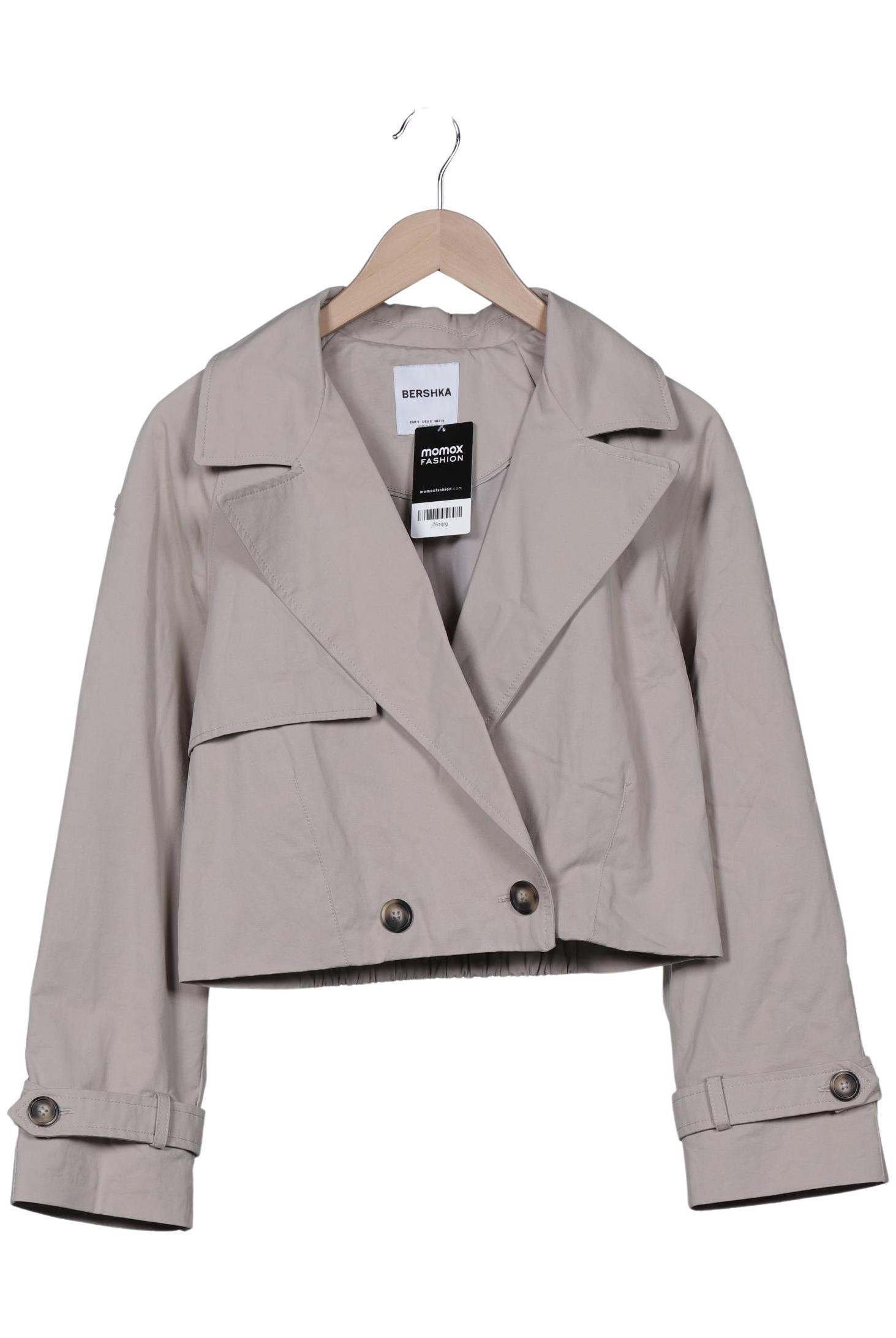 

bershka Damen Jacke, beige, Gr. 36