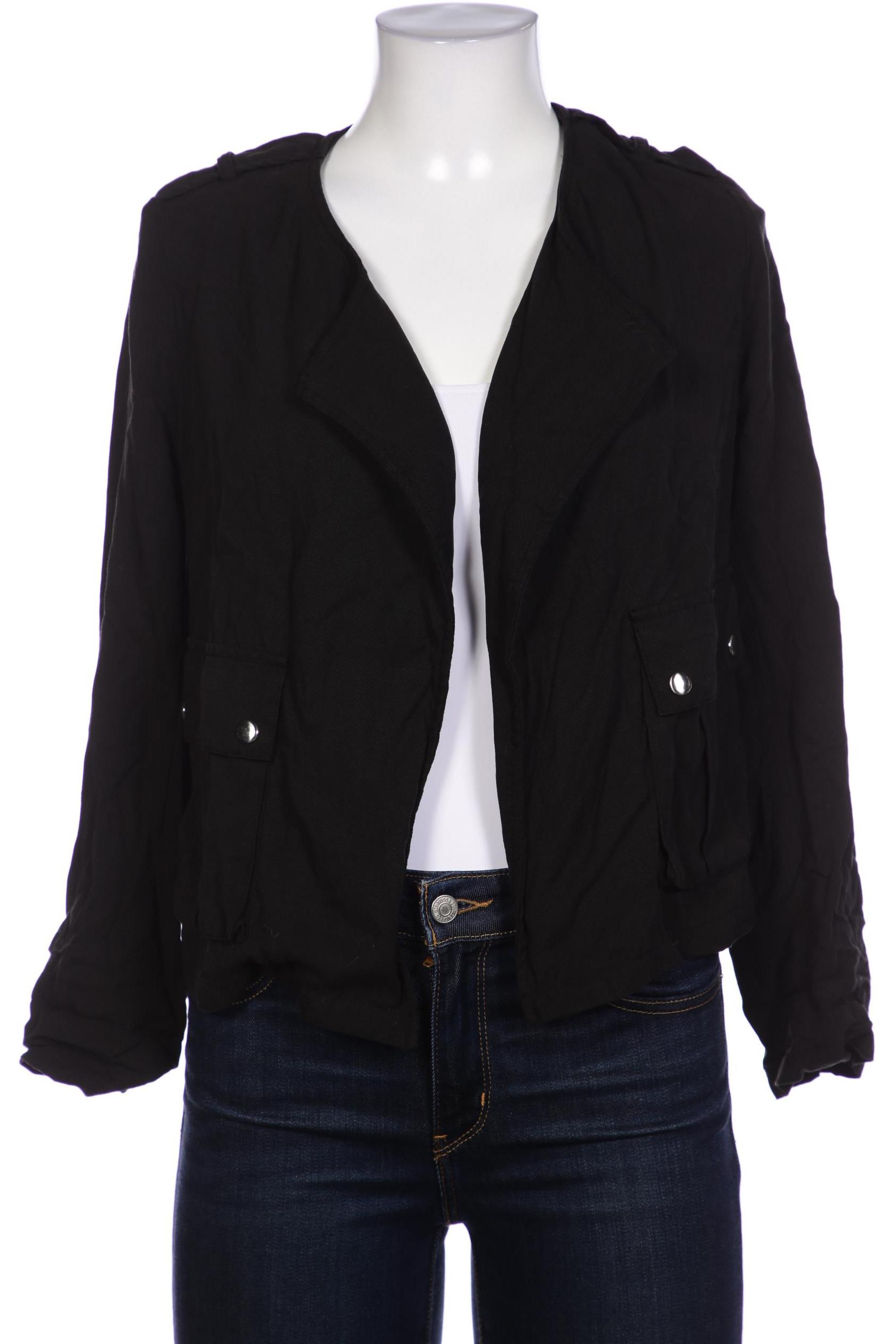 

bershka Damen Jacke, schwarz, Gr. 36