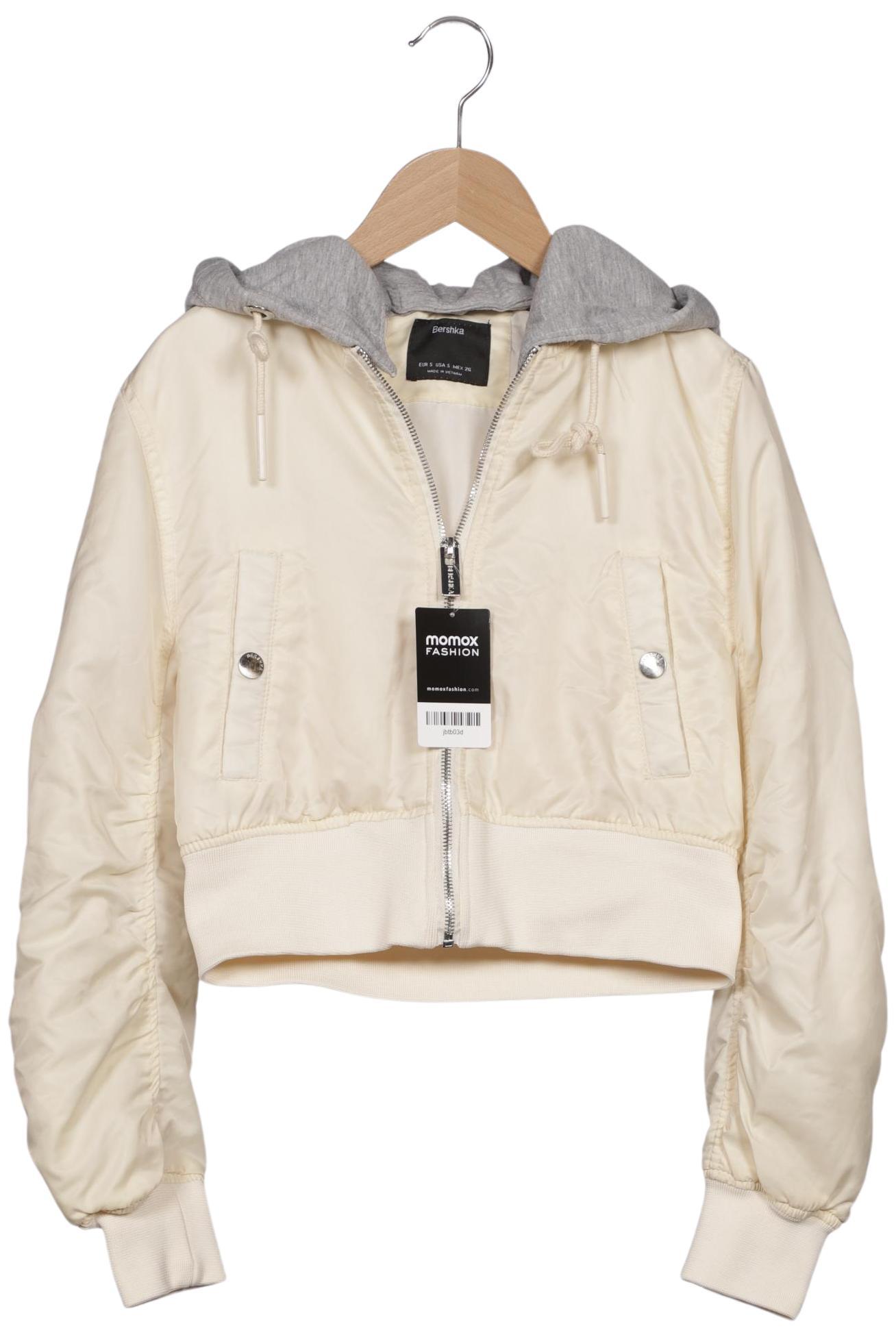 

bershka Damen Jacke, cremeweiß, Gr. 36