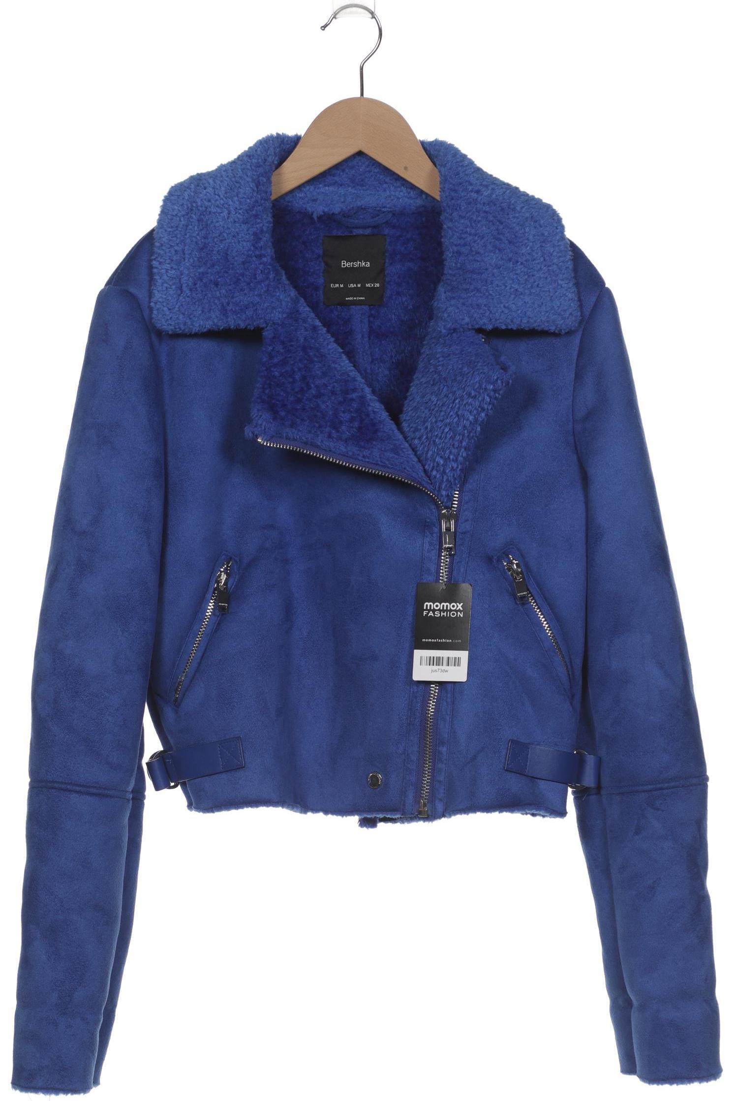 

bershka Damen Jacke, blau, Gr. 38