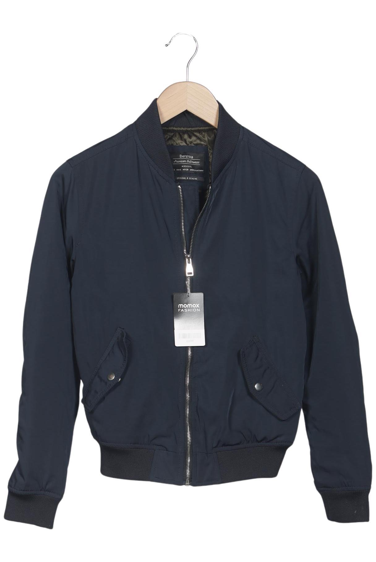 

bershka Damen Jacke, marineblau, Gr. 38
