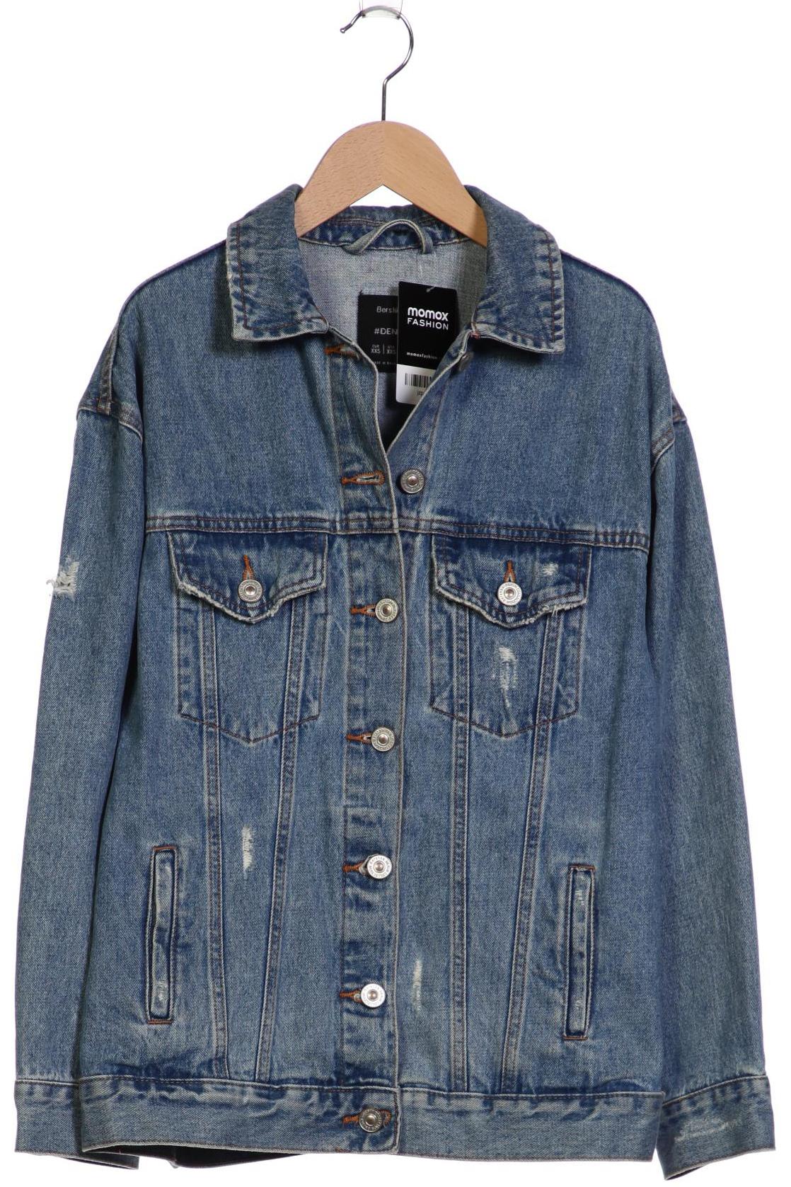 

bershka Damen Jacke, blau, Gr. 32