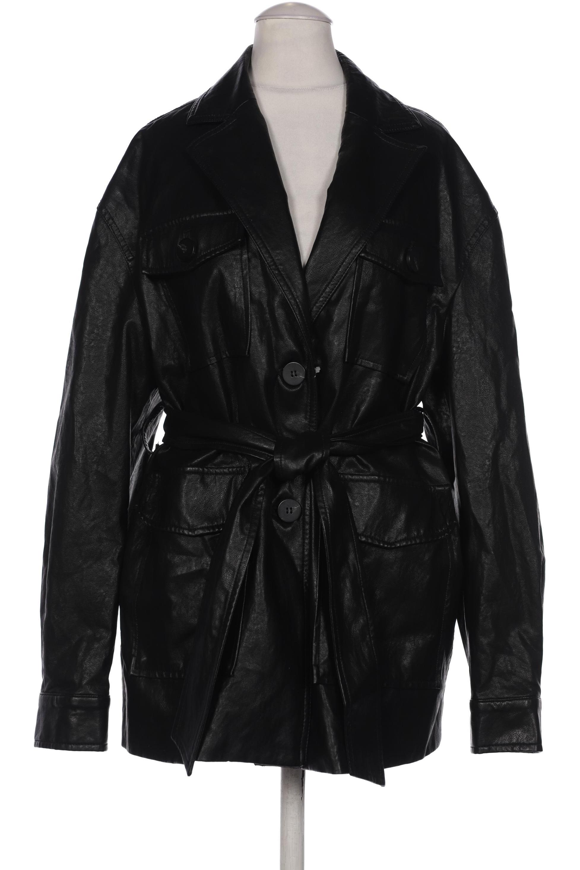 

bershka Damen Jacke, schwarz, Gr. 34