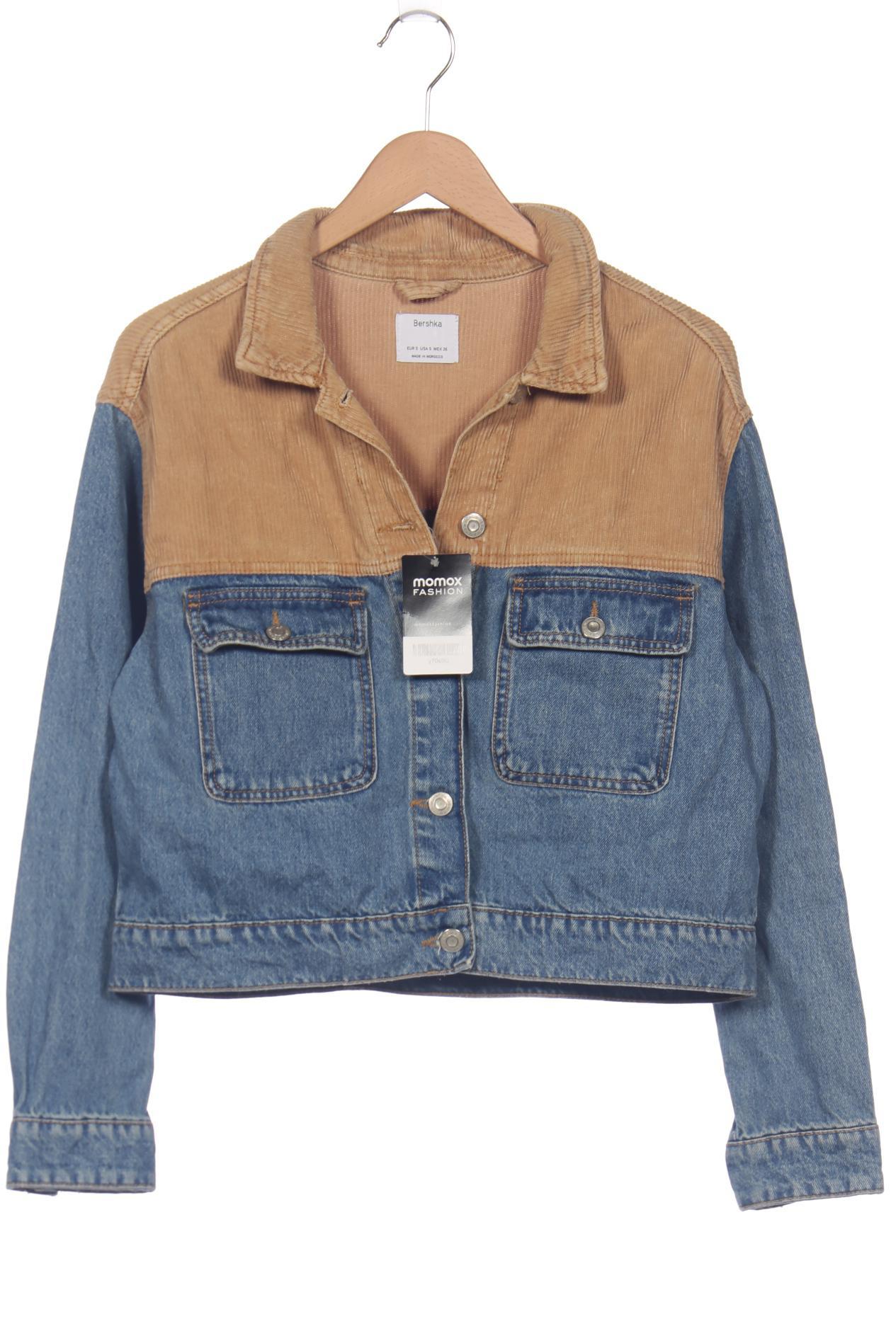

bershka Damen Jacke, blau, Gr. 36