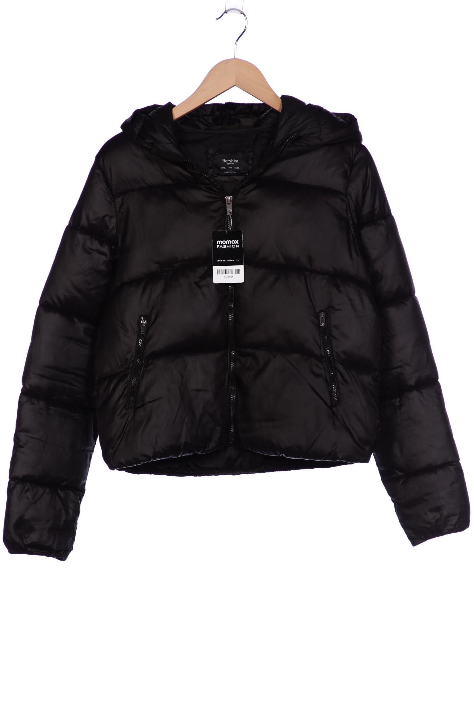 

bershka Damen Jacke, schwarz, Gr. 42