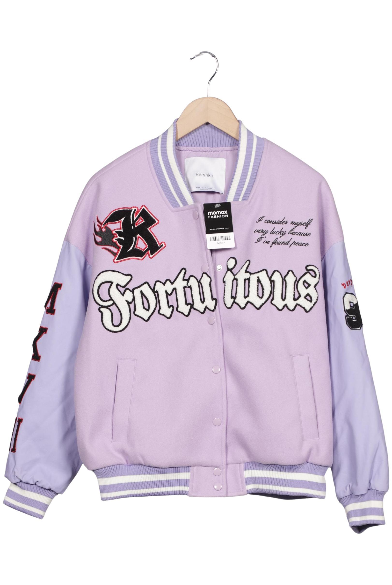 

bershka Damen Jacke, flieder, Gr. 38