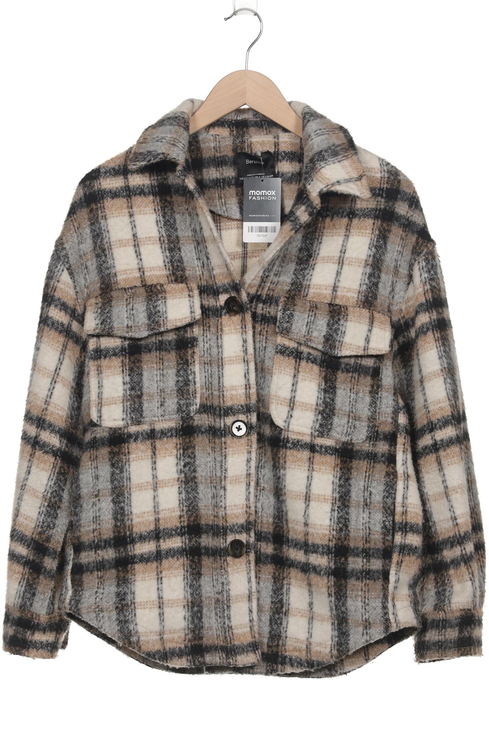 

bershka Damen Jacke, braun, Gr. 34