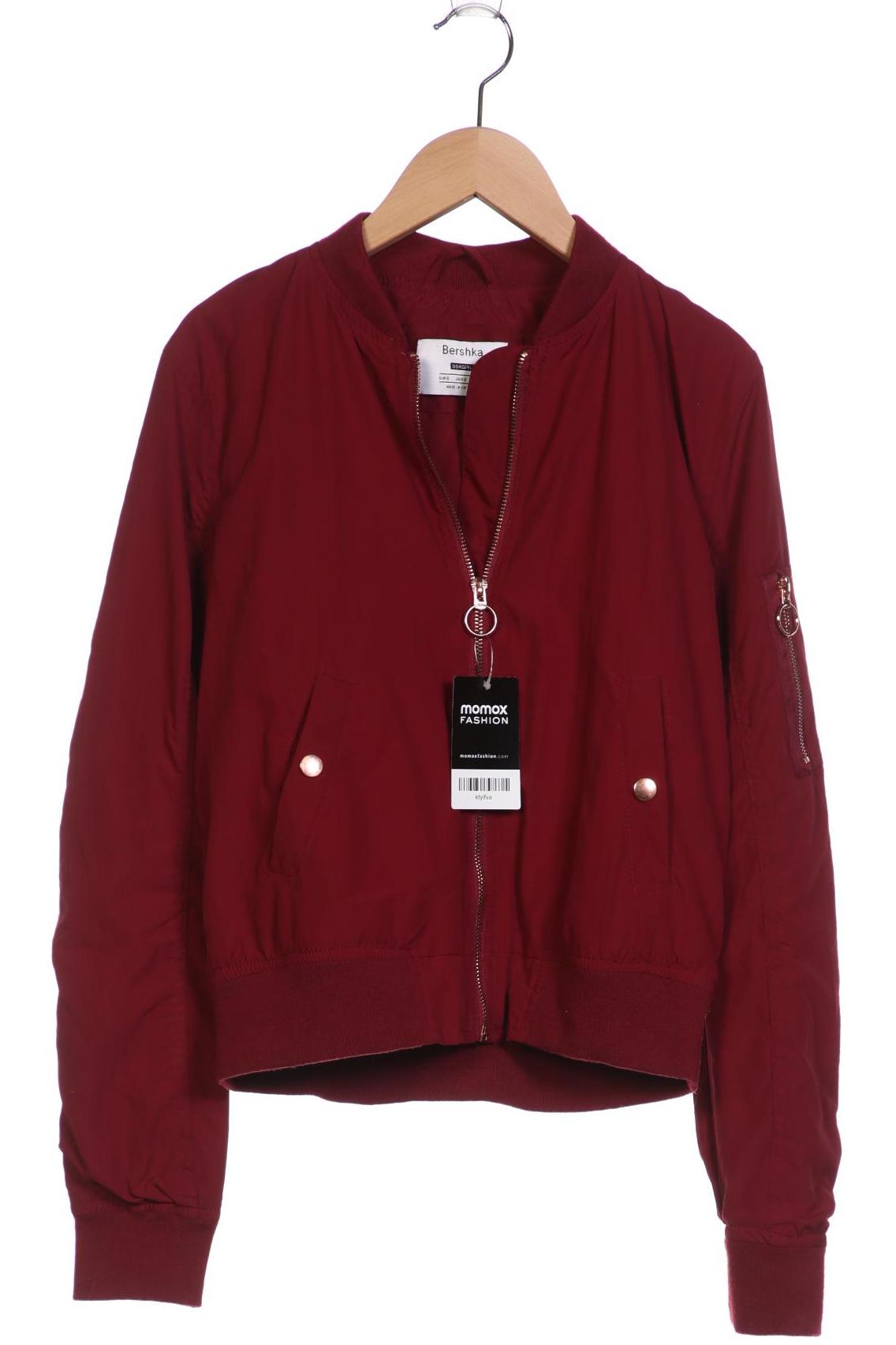 

bershka Damen Jacke, bordeaux