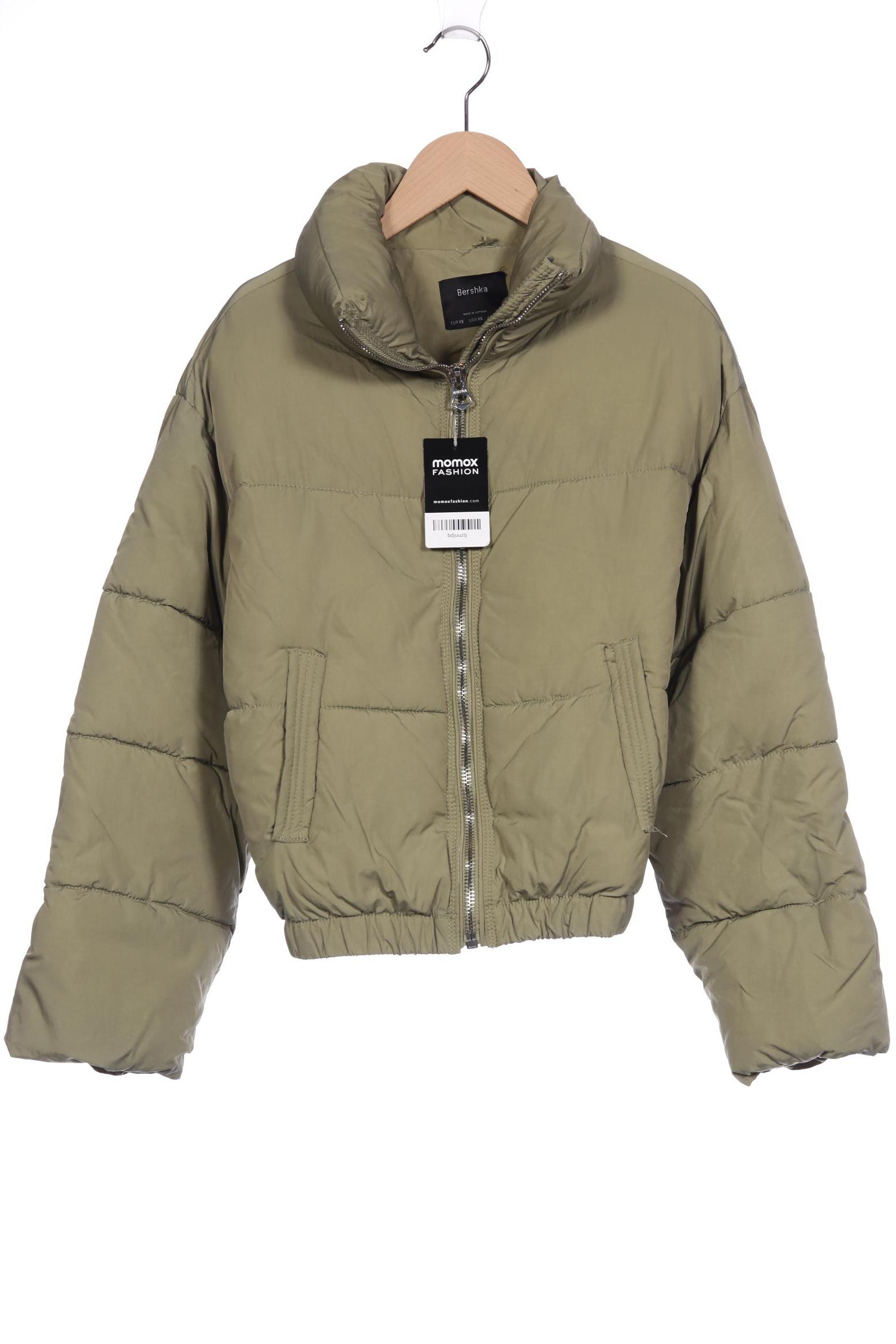 

bershka Damen Jacke, grün, Gr. 34