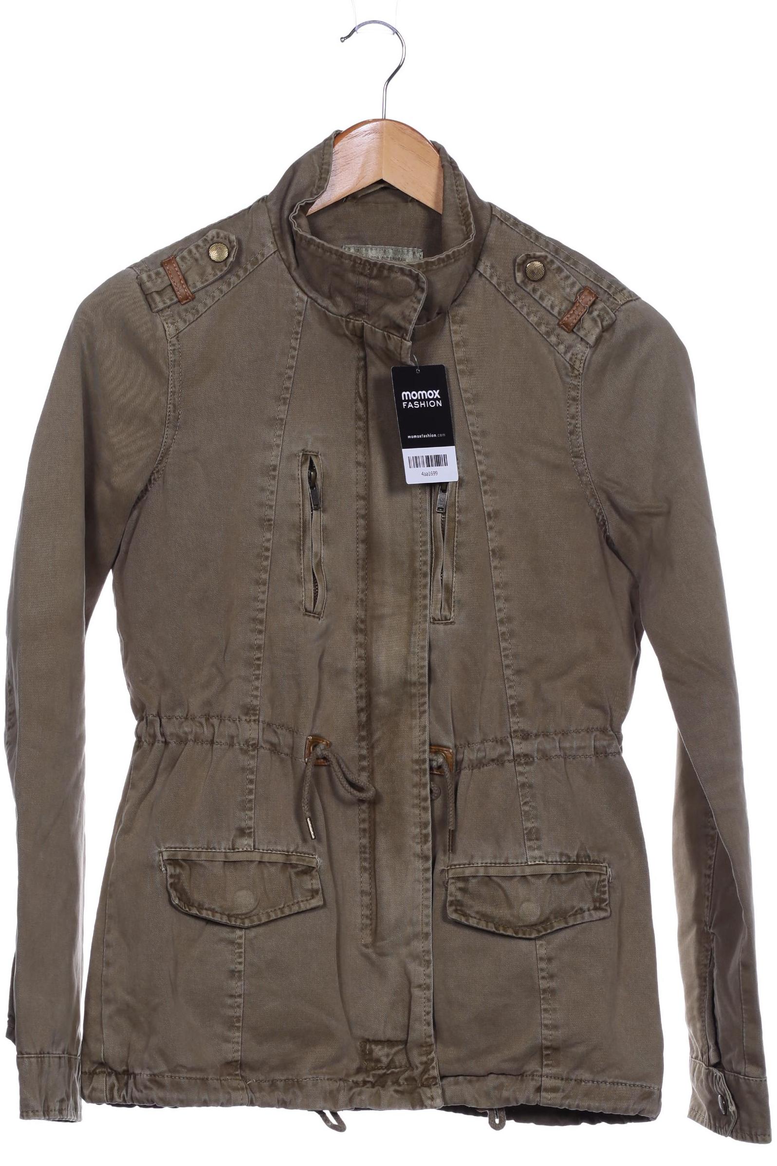 

bershka Damen Jacke, grün, Gr. 36