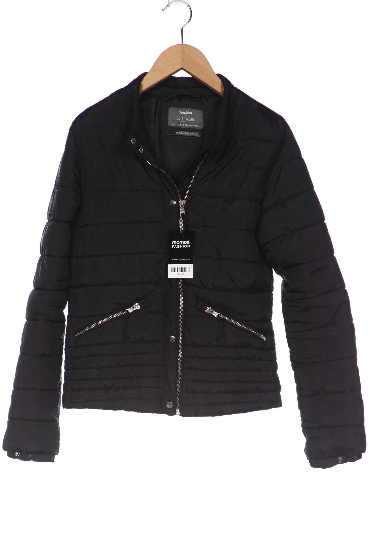 

bershka Damen Jacke, schwarz